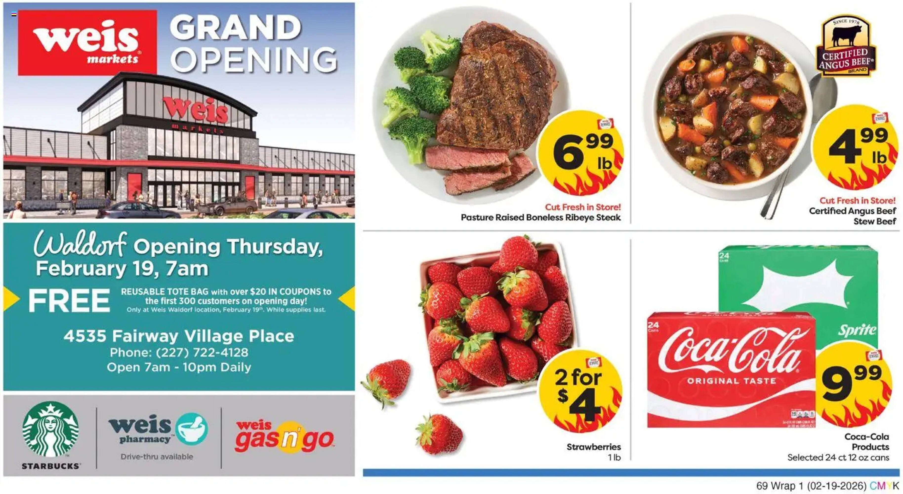 Weis Markets weekly ad