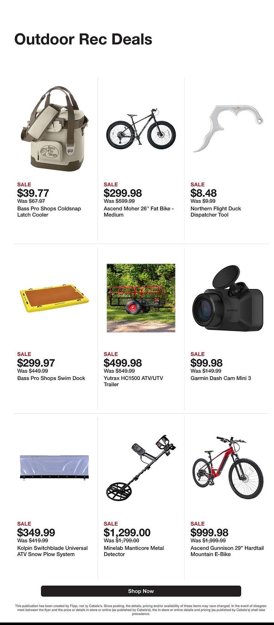 Cabela&#039;s weekly ad