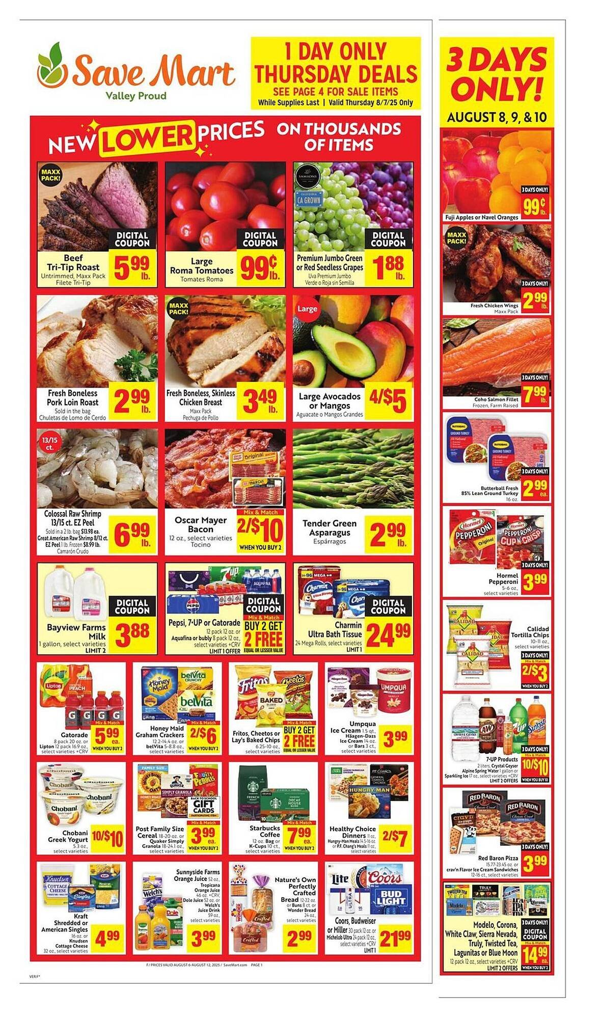 Save Mart Weekly Ad (2025-08-07 - 2025-08-07) | 1