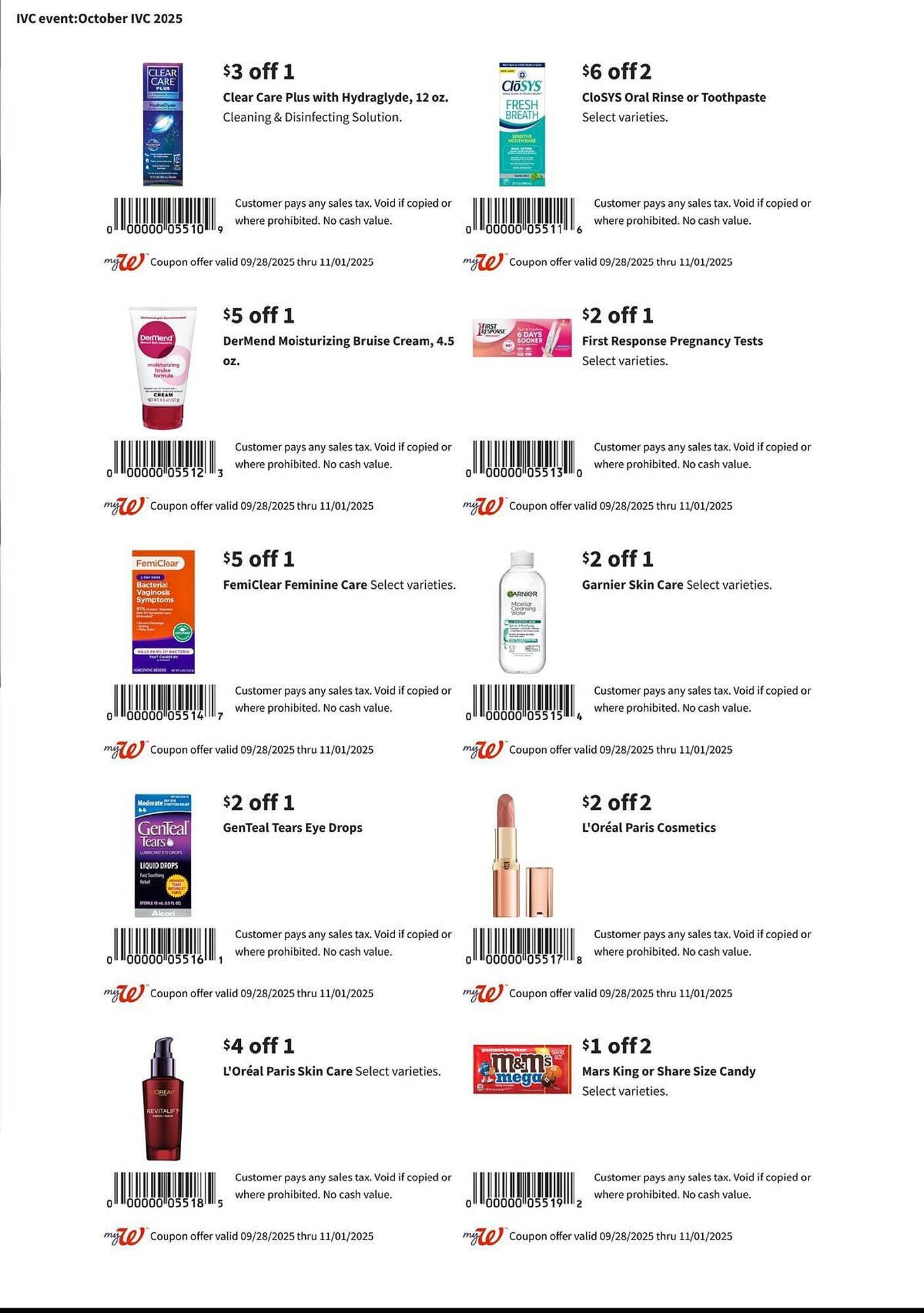 Walgreens weekly ad (2025-09-28 - 2025-11-01) | 2