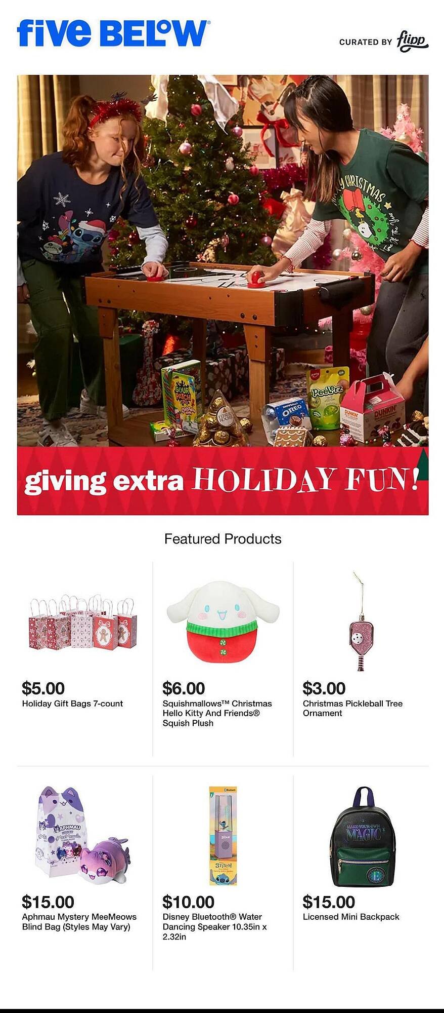 Five Below weekly ad