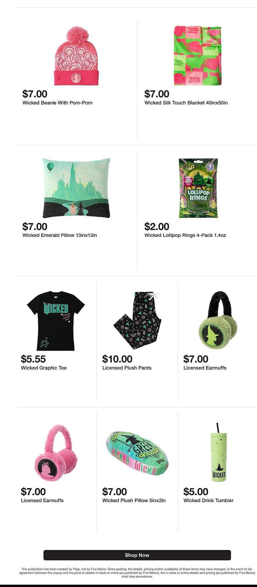 Five Below weekly ad