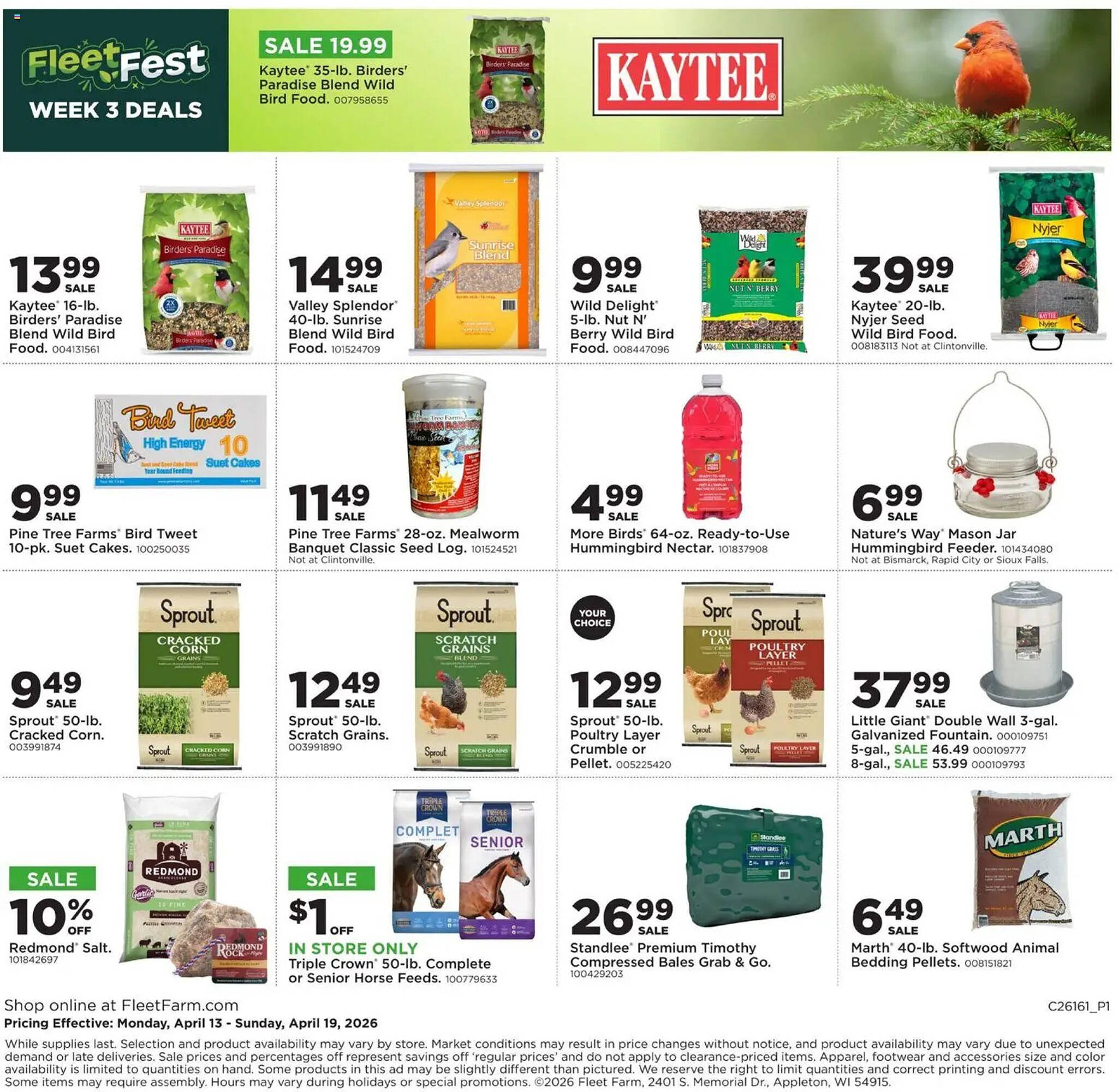 Mills Fleet Farm weekly ad