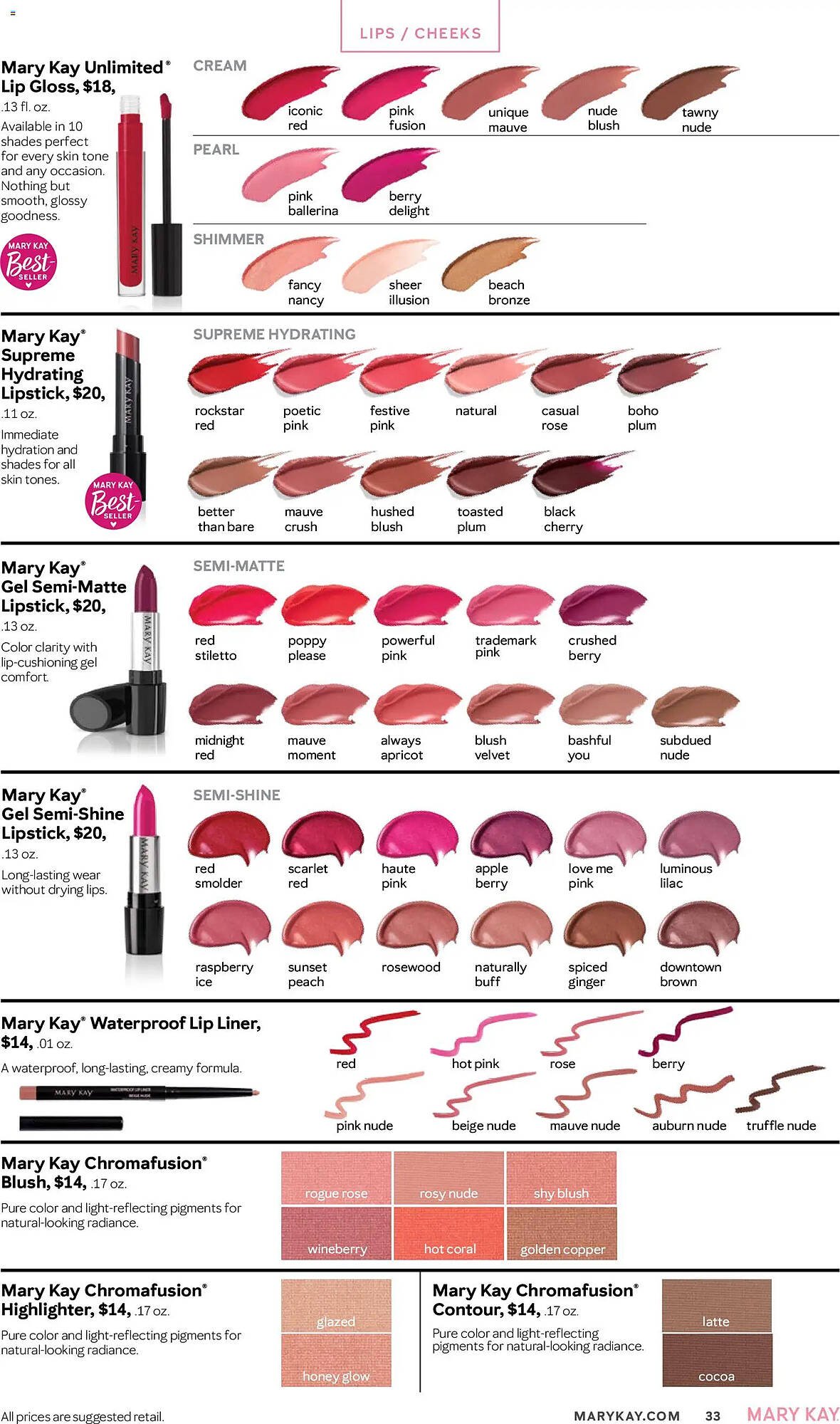 Mary Kay weekly ad