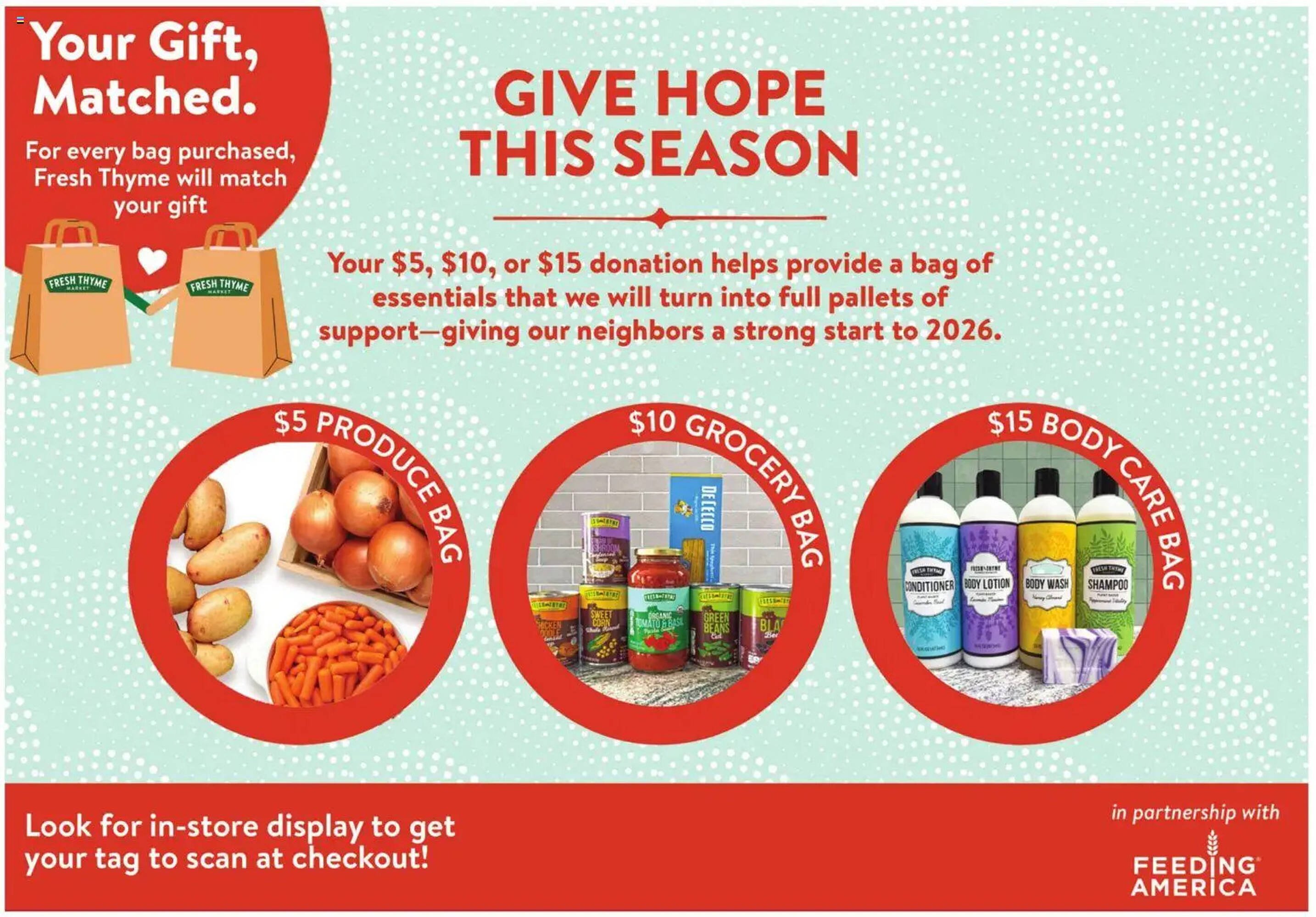 Fresh Thyme weekly ad