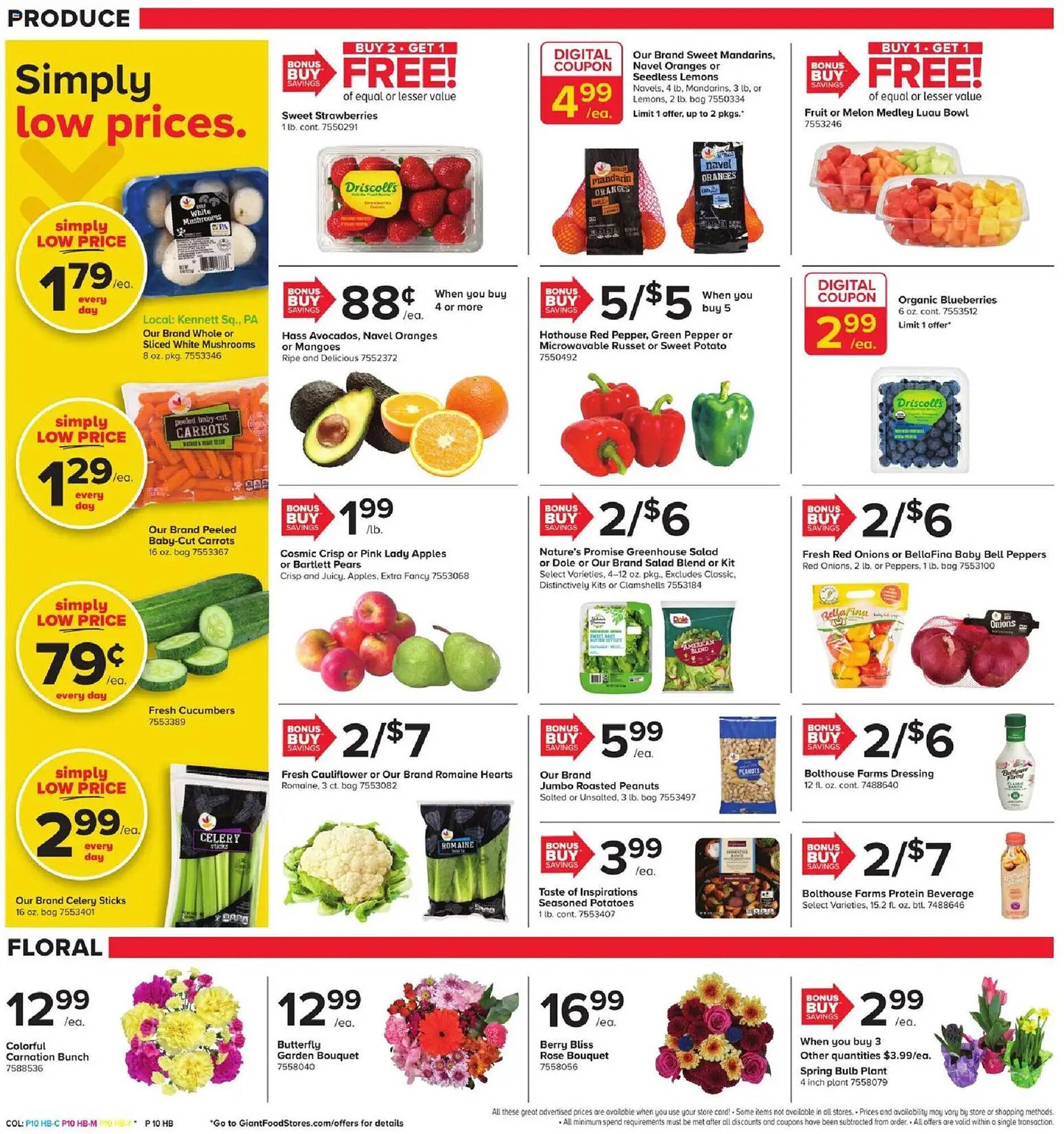 GIANT weekly ad