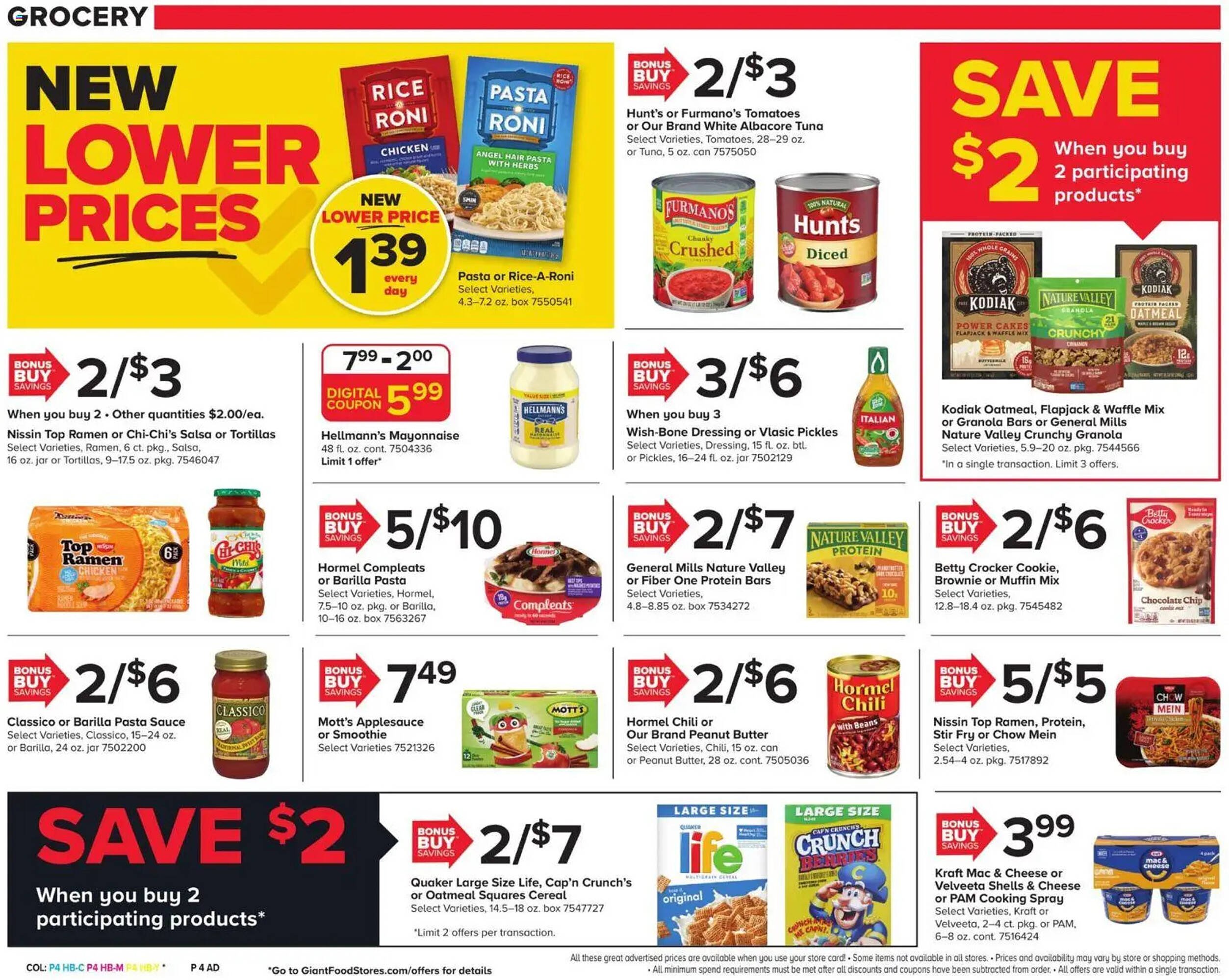 GIANT weekly ad