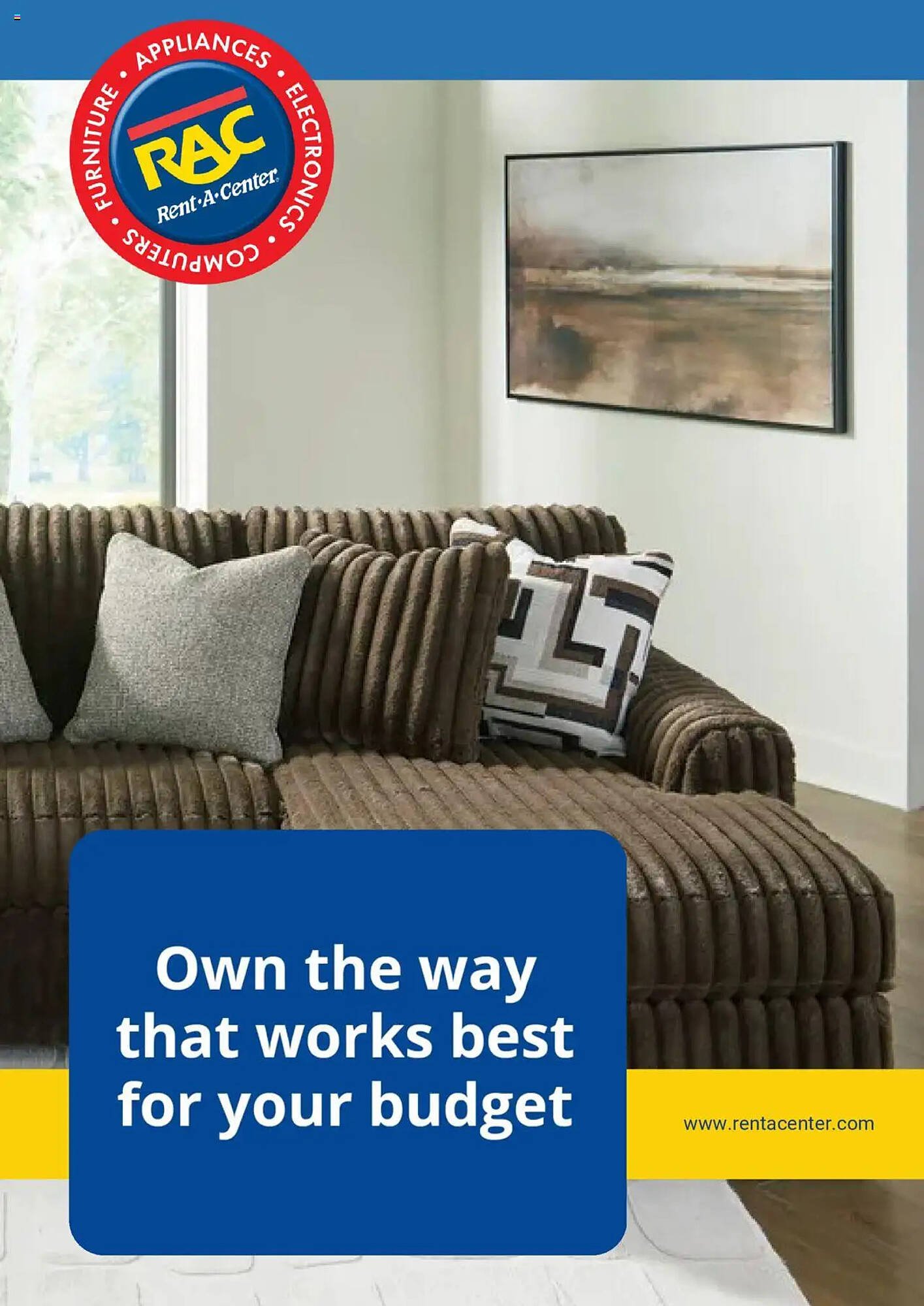 Rent A Center Weekly Ad (2025-07-22 - 2025-08-20) | 1