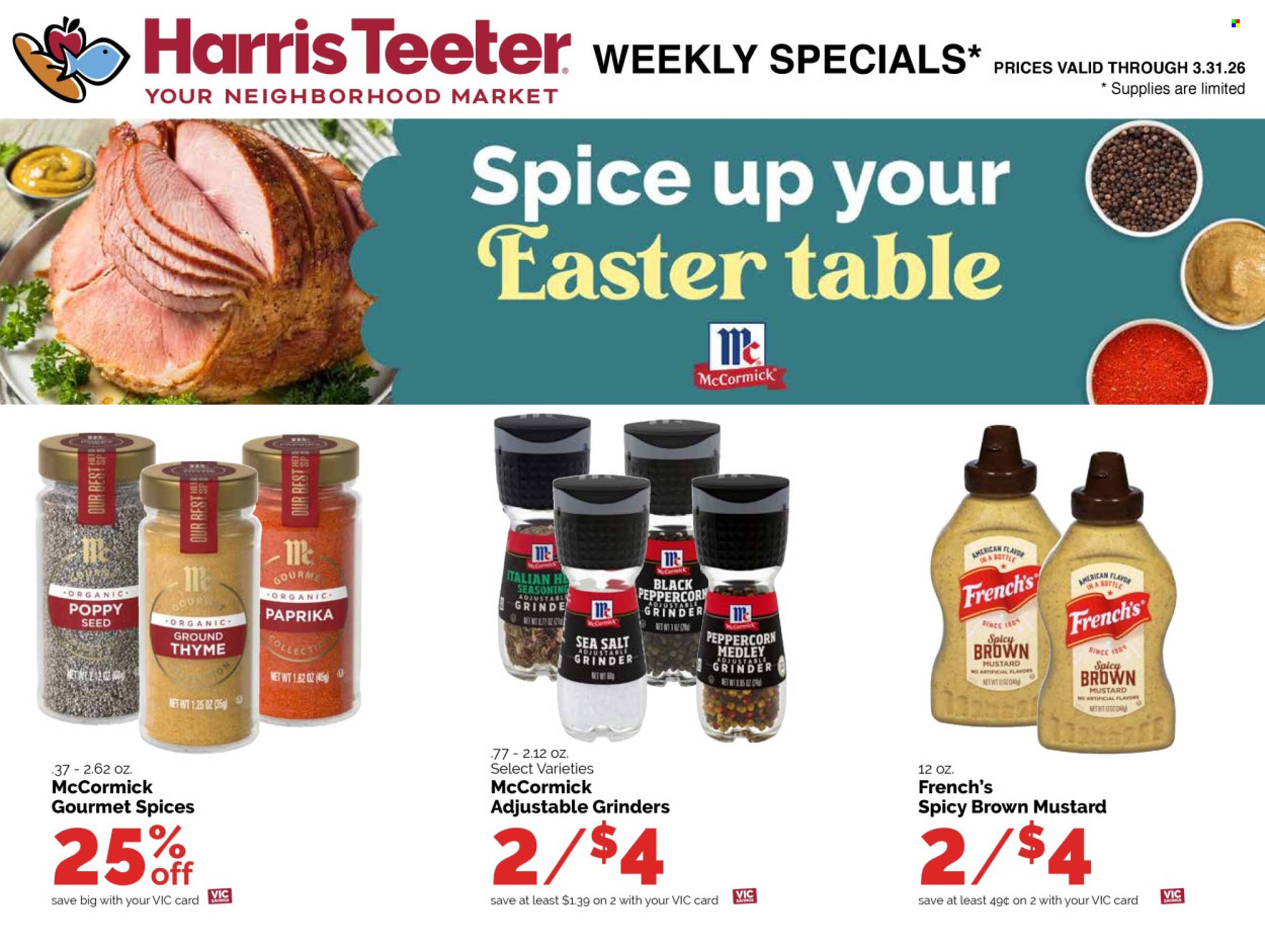 Harris Teeter weekly ad