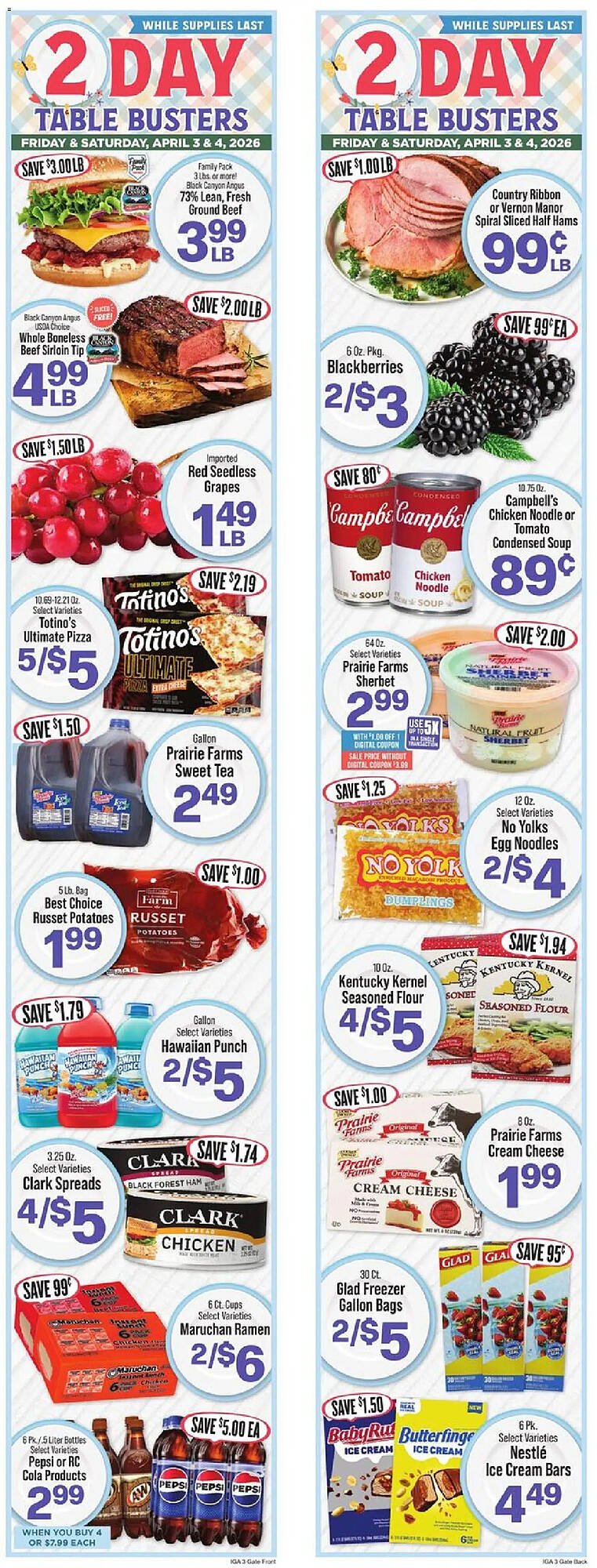 IGA weekly ad