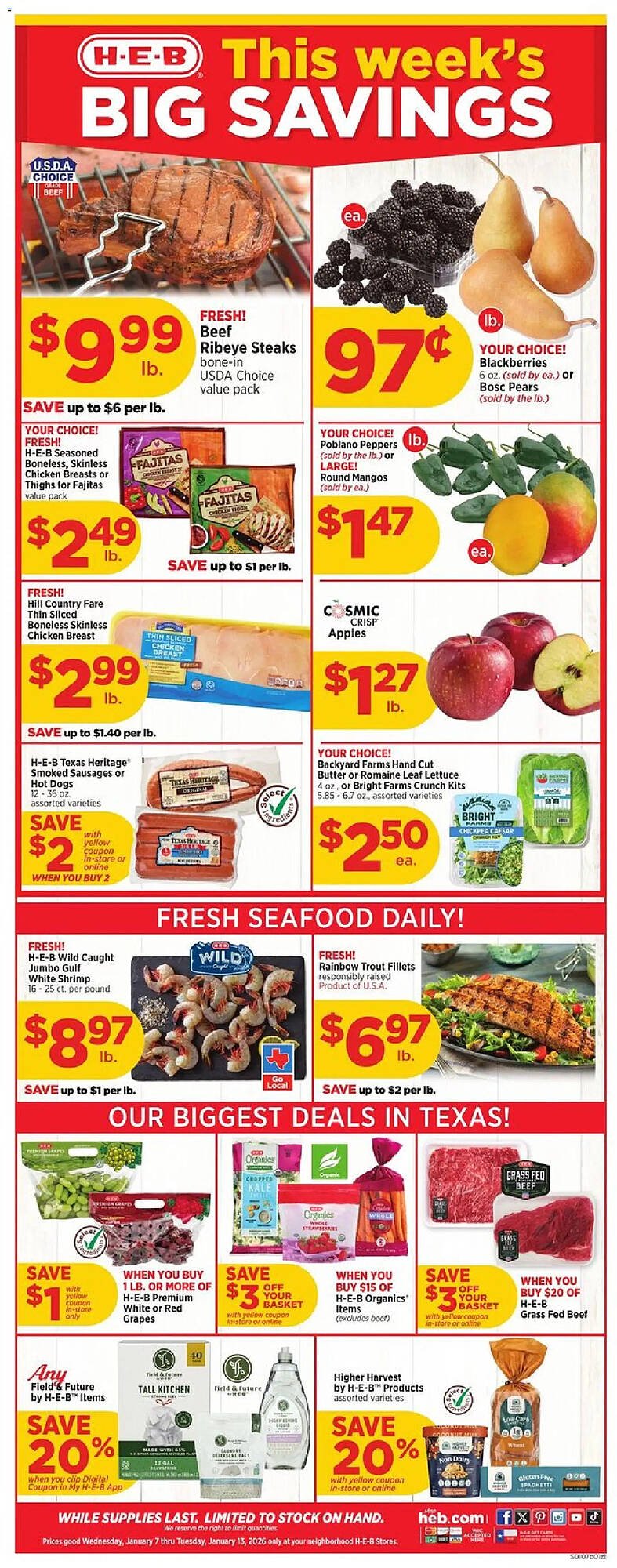 H-E-B weekly ad