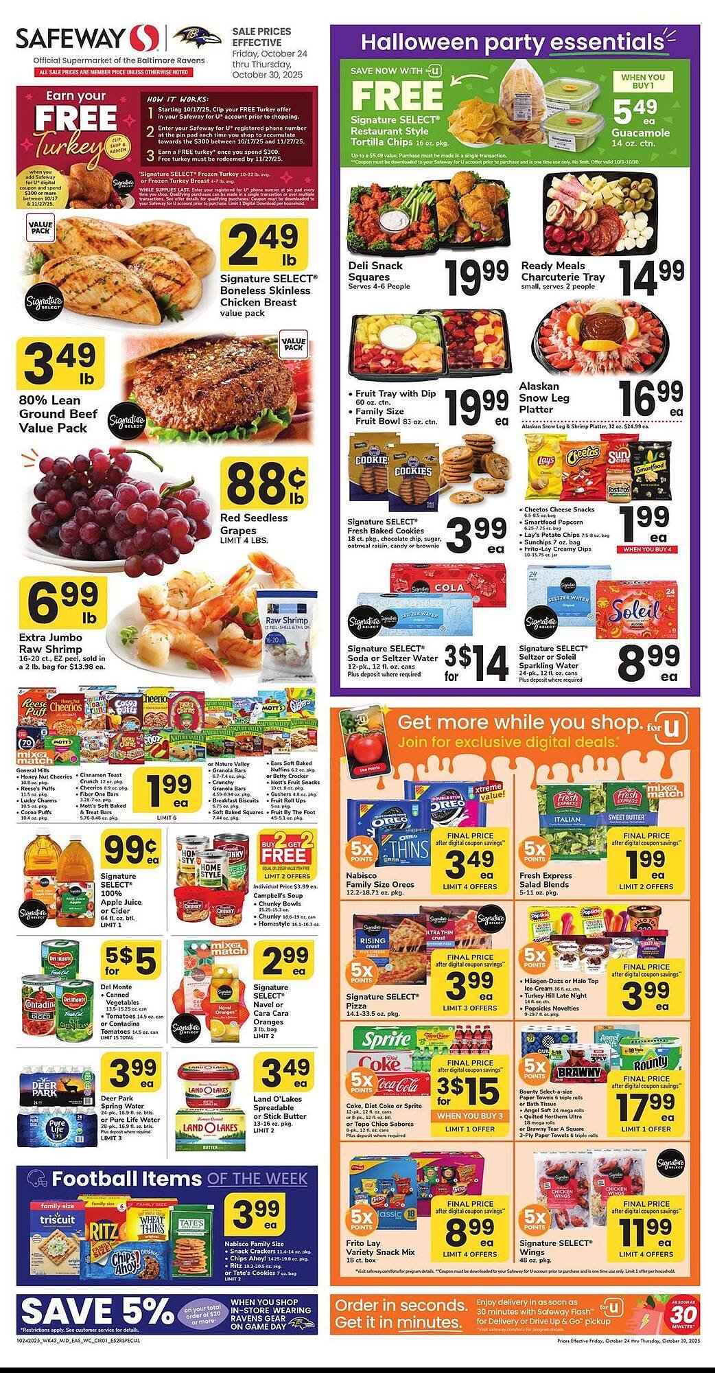 Safeway weekly ad (2025-10-24 - 2025-10-30) | 1