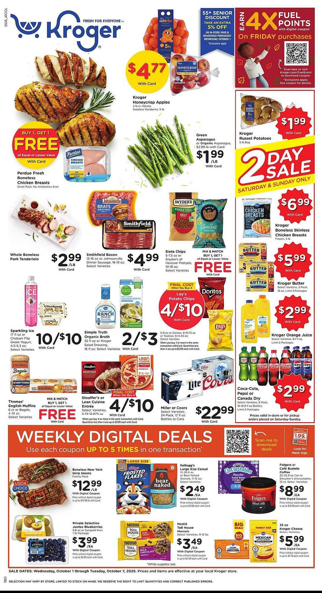 Kroger weekly ad (2025-10-01 - 2025-10-07) | 1