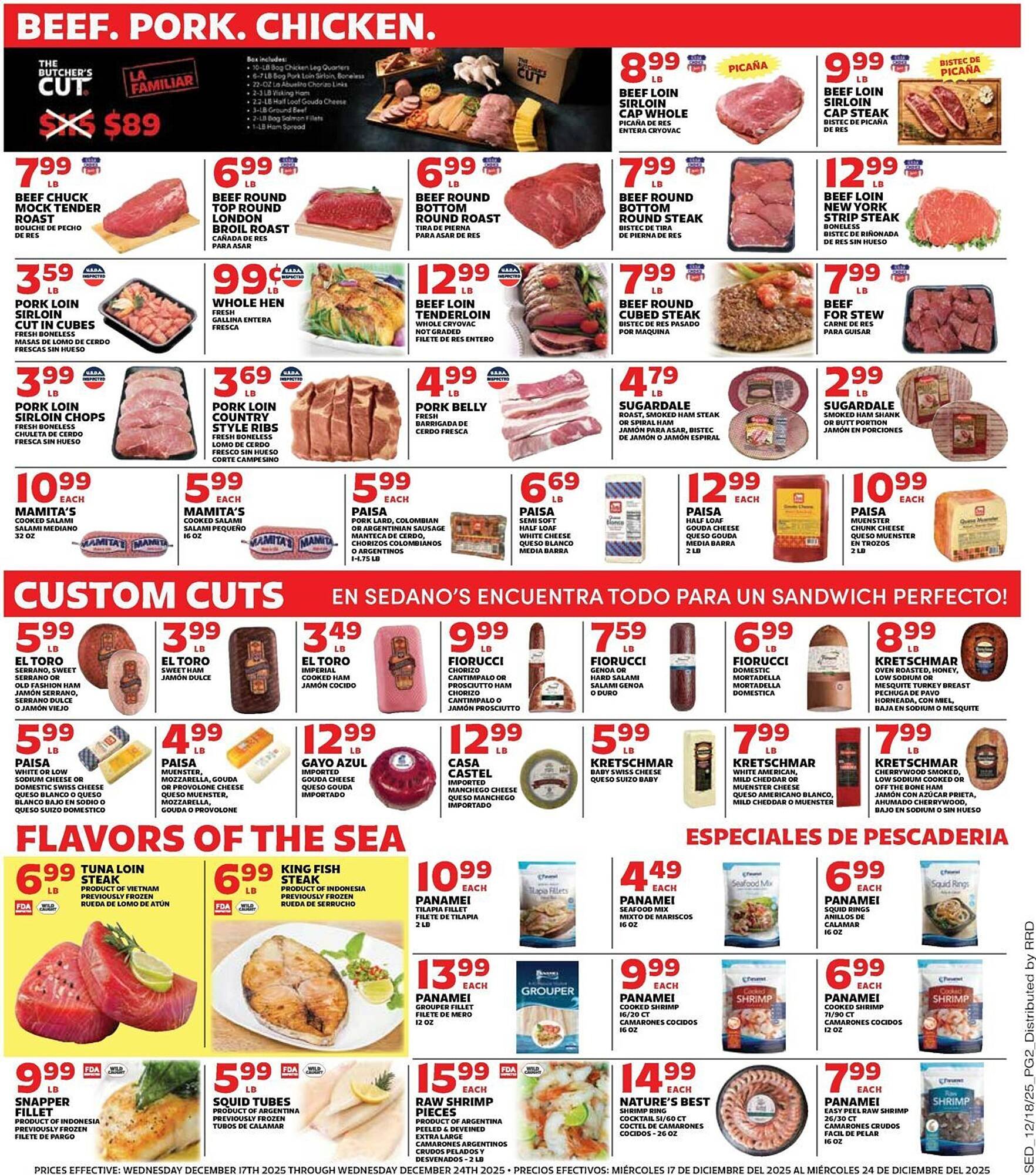 Sedano's weekly ad