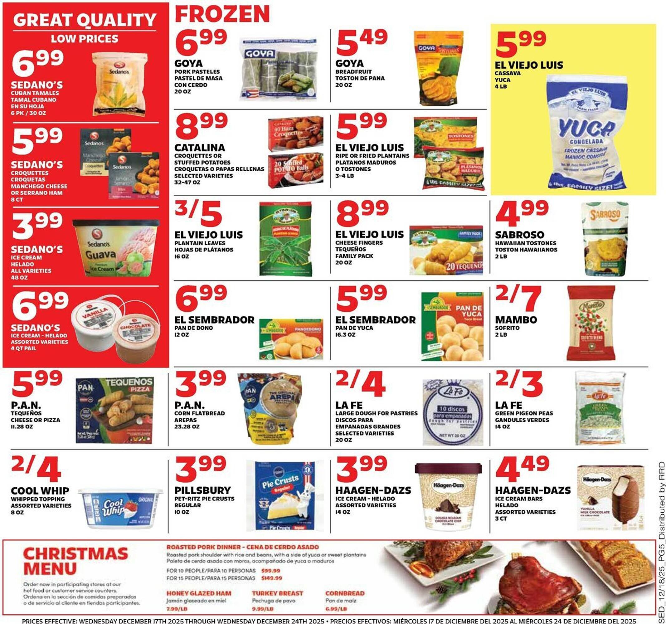Sedano's weekly ad