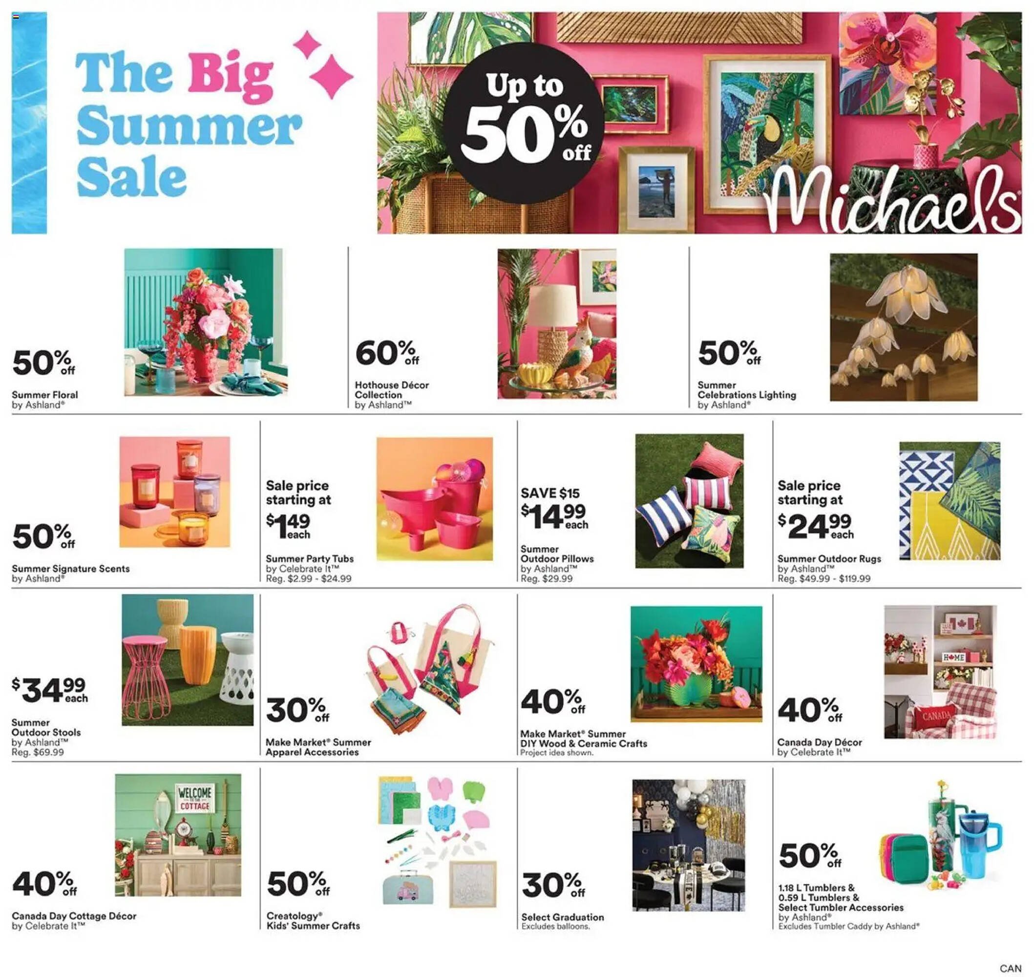 Michaels weekly ad