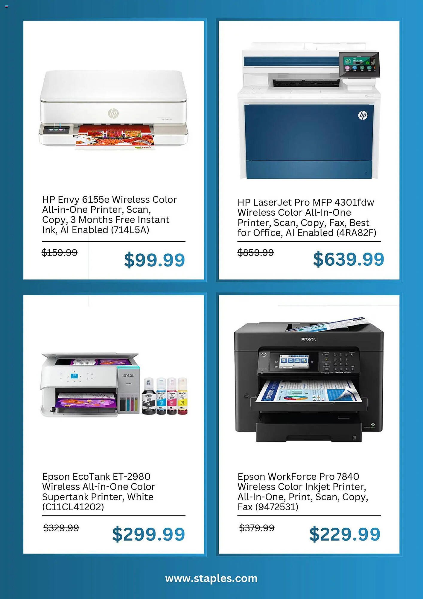 Staples weekly ad