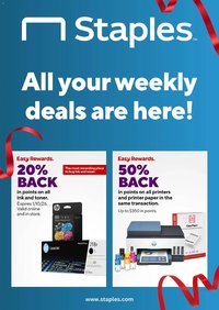 Staples weekly ad