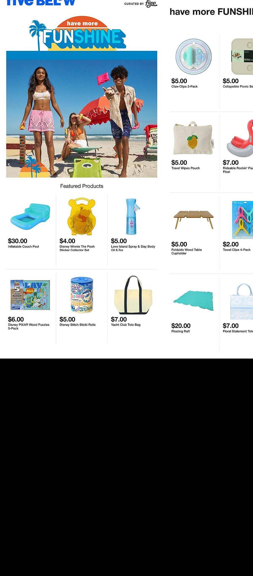 Five Below weekly ad