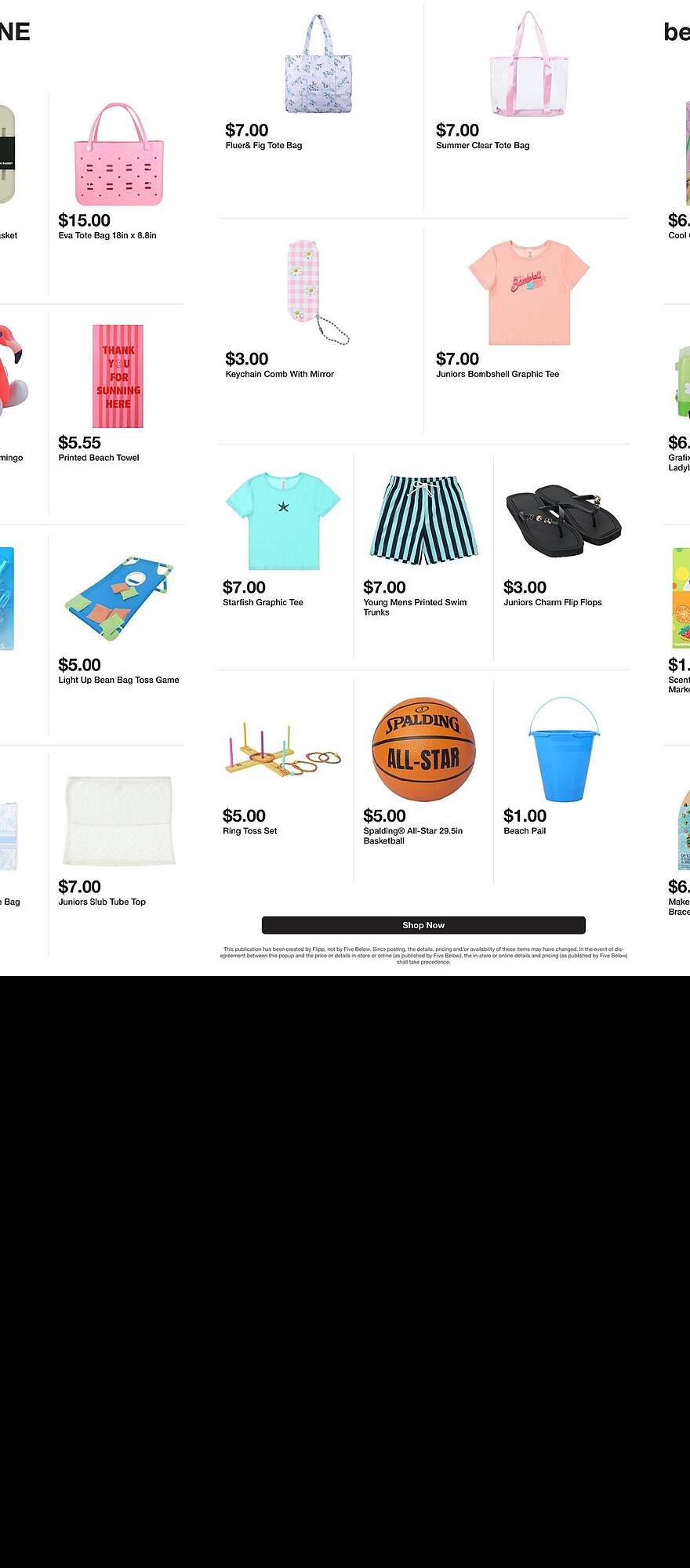 Five Below weekly ad