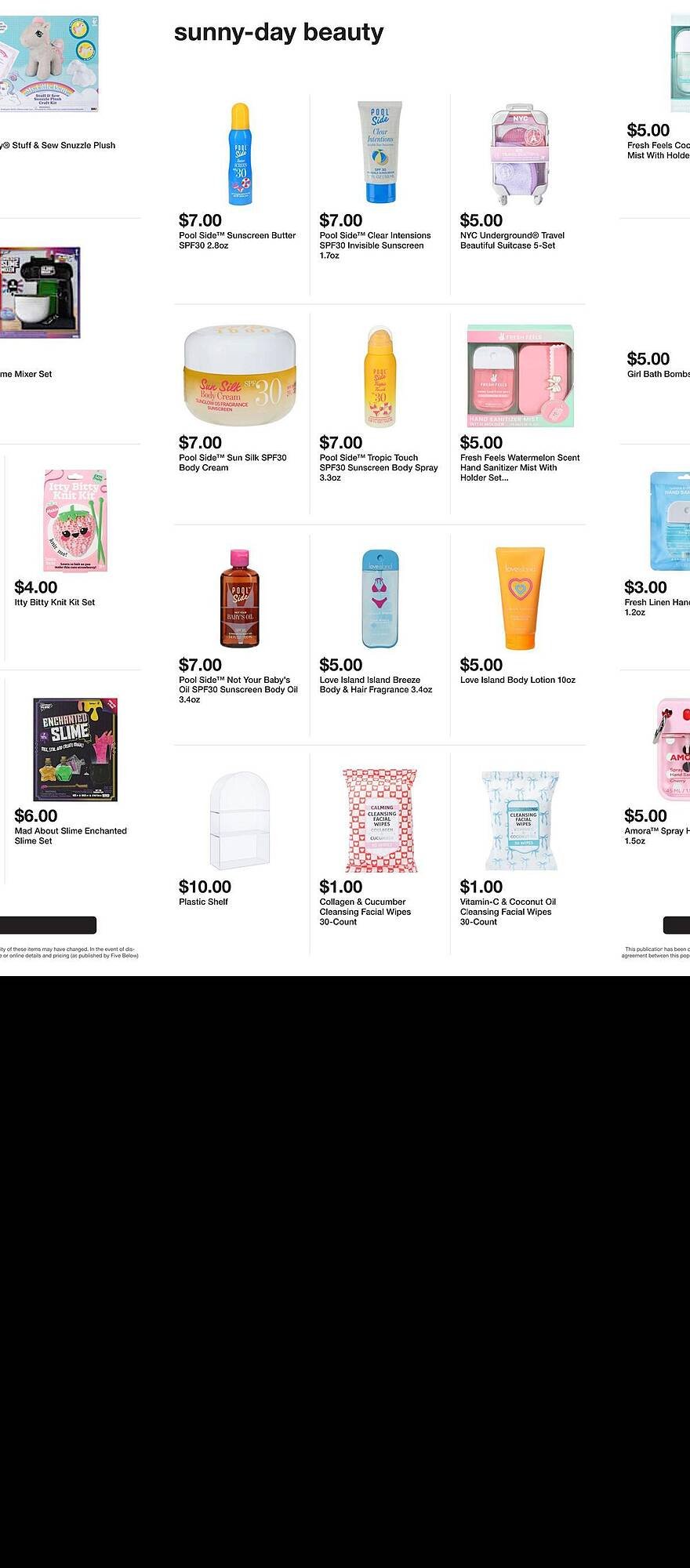 Five Below weekly ad