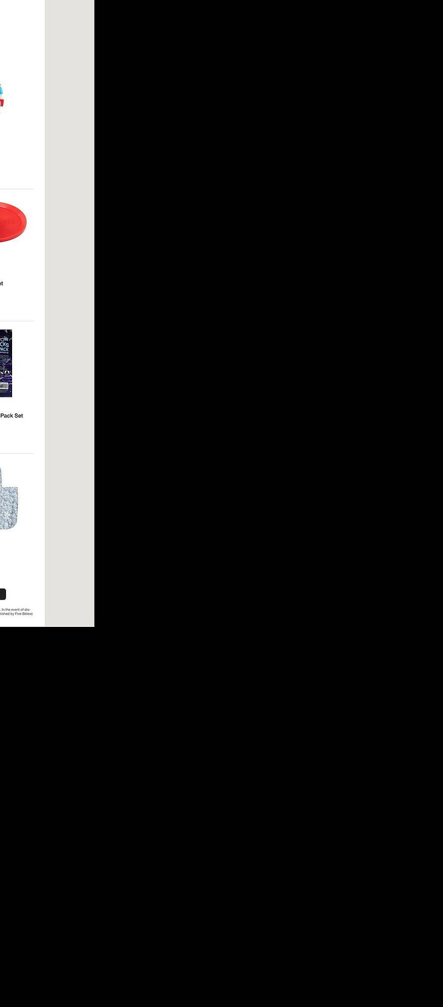 Five Below weekly ad