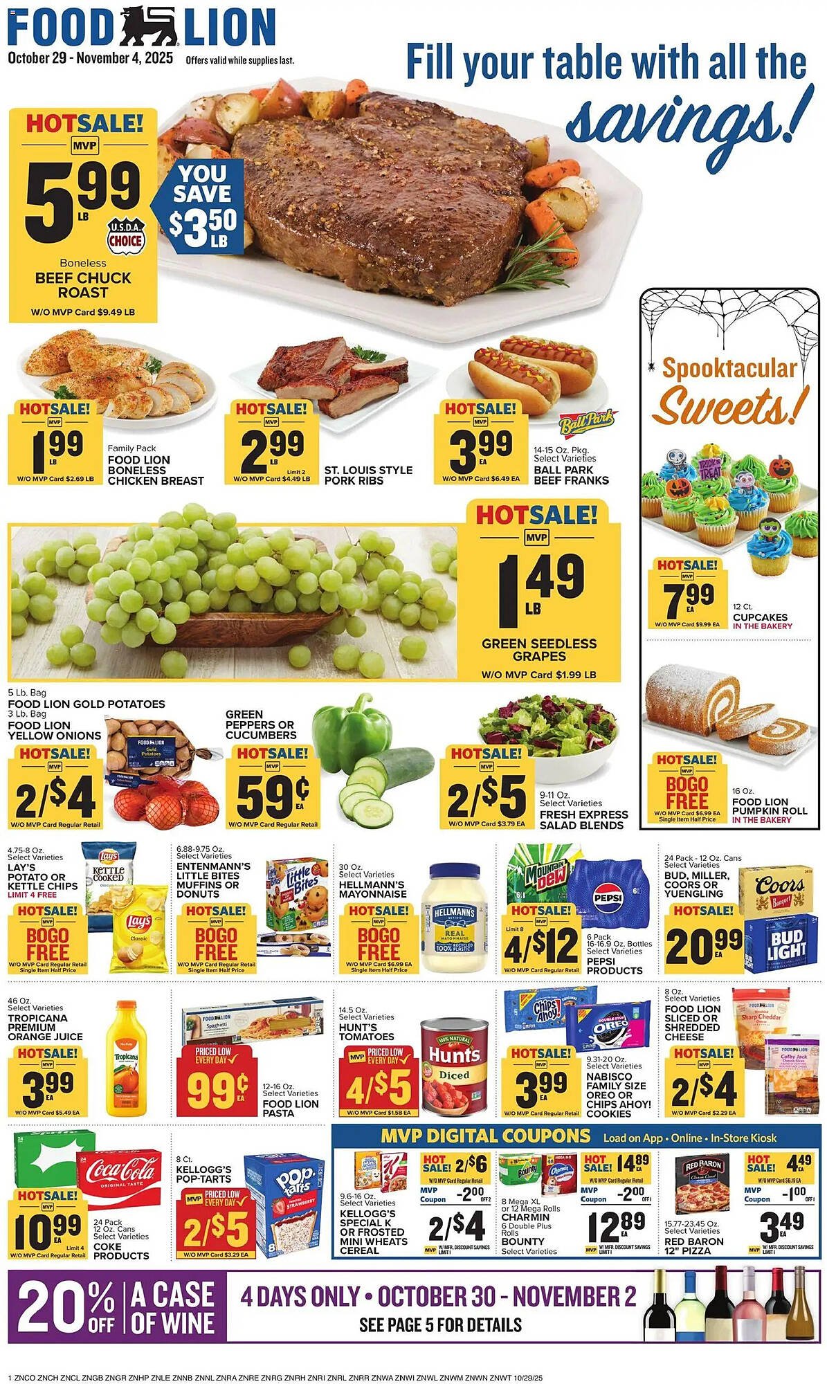 Food Lion weekly ad (2025-10-29 - 2025-11-05) | 1