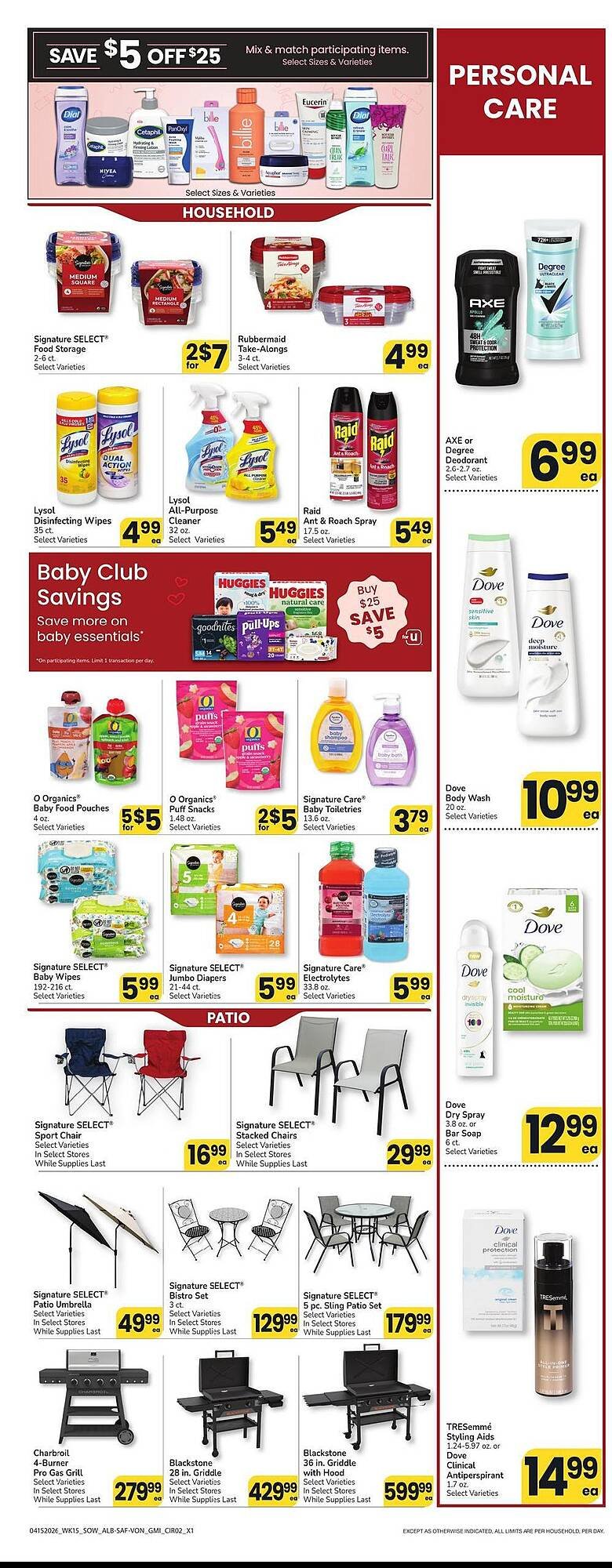 Safeway weekly ad