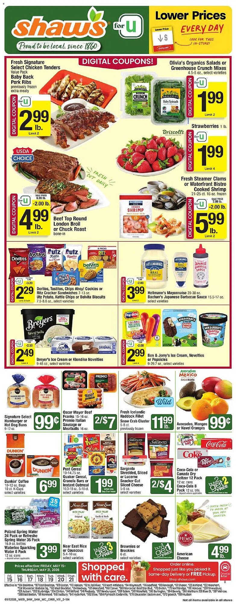 Shaw's flyer