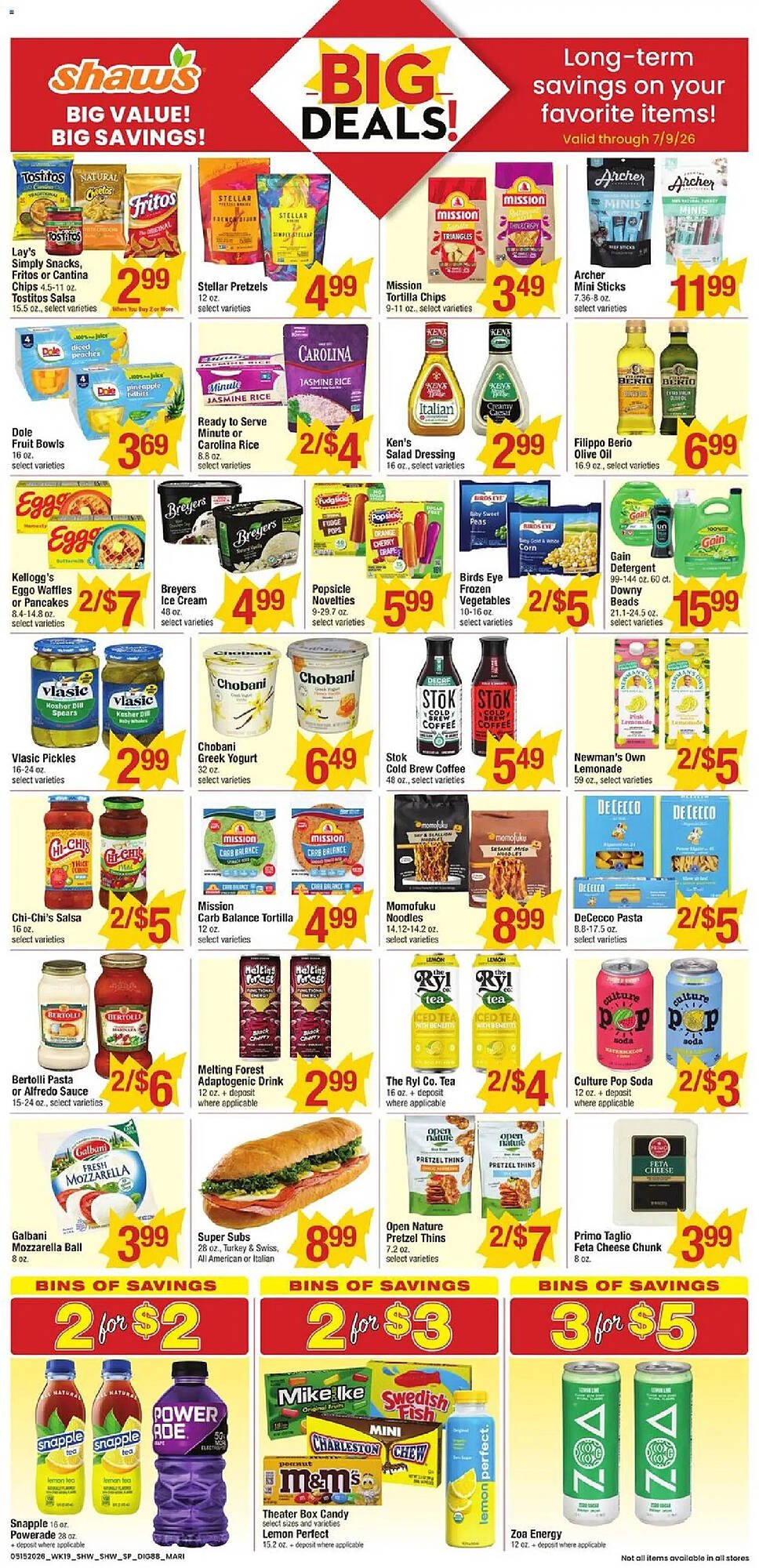 Shaw's flyer