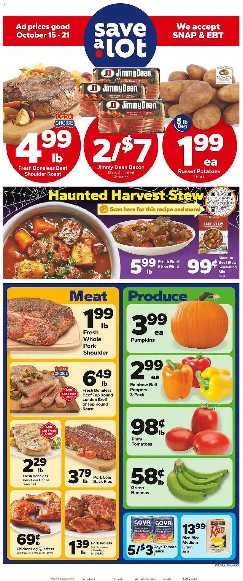 Save a Lot weekly ad (2025-10-15 - 2025-10-21) | 1