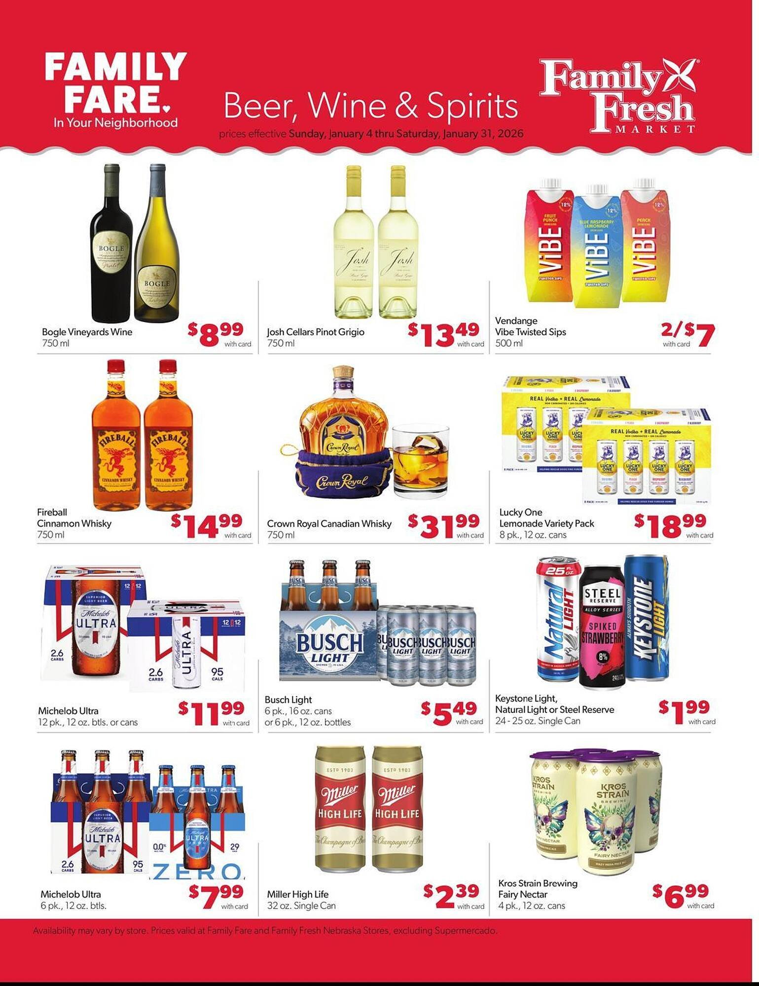 Family Fare weekly ad