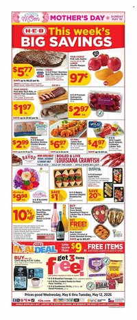 H-E-B weekly ad