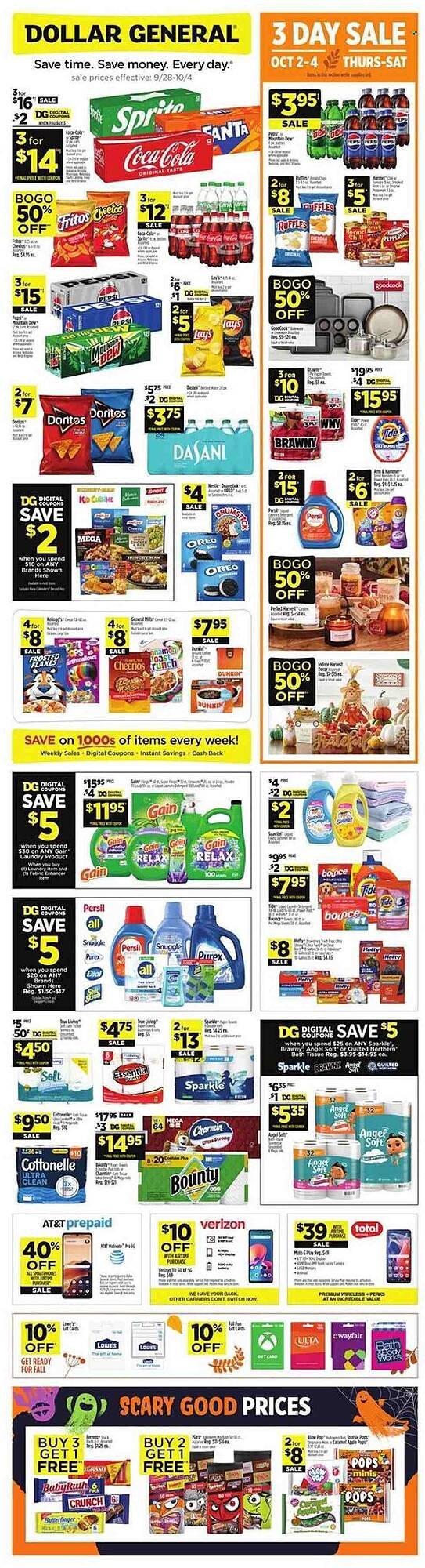 Dollar General weekly ad (2025-10-02 - 2025-10-04) | 1