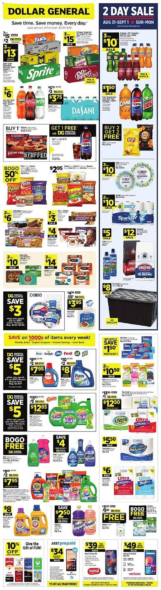 Dollar General Weekly Ad (2025-08-31 - 2025-09-06) | 1