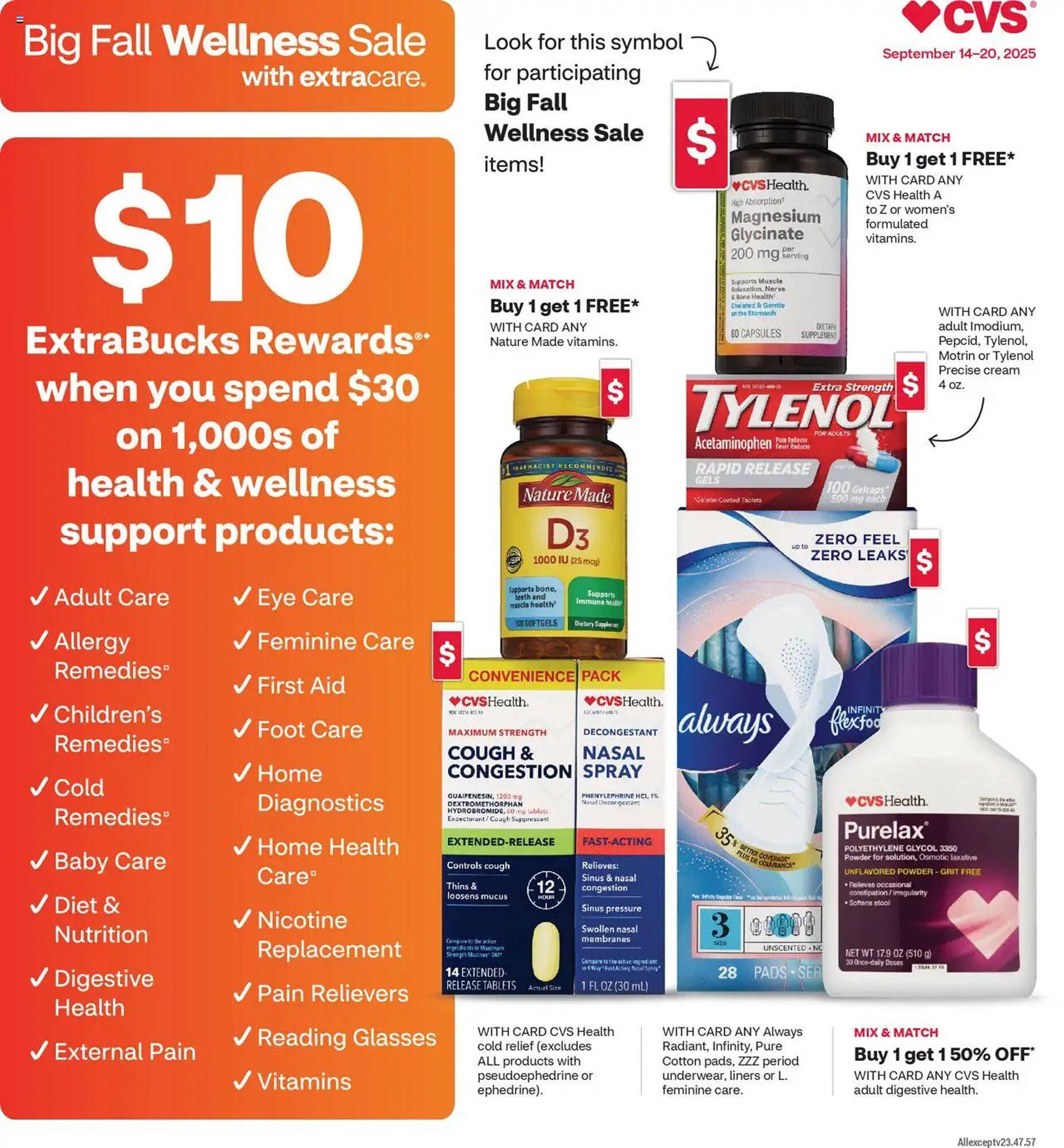 CVS weekly ad (2025-09-14 - 2025-09-21) | 1