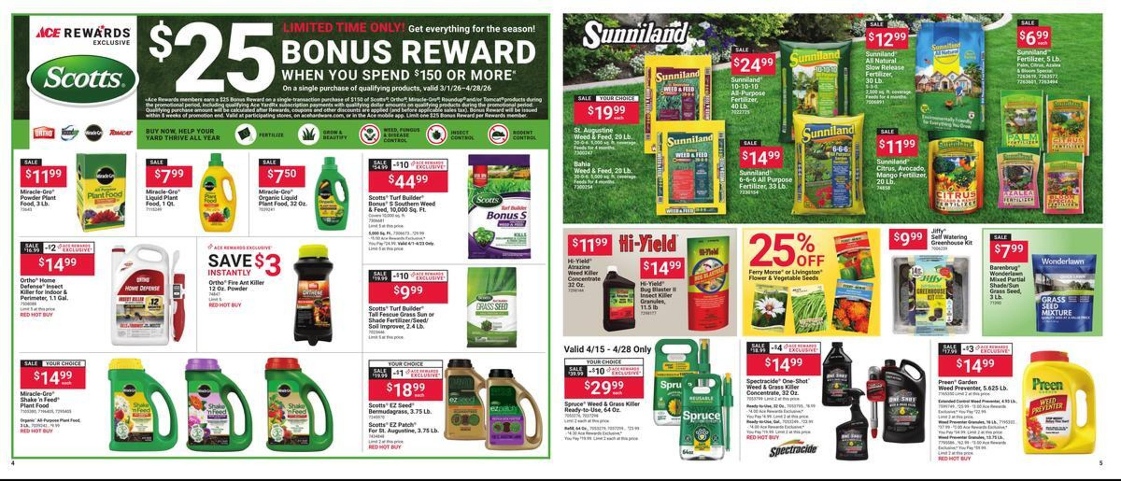 Ace Hardware flyer