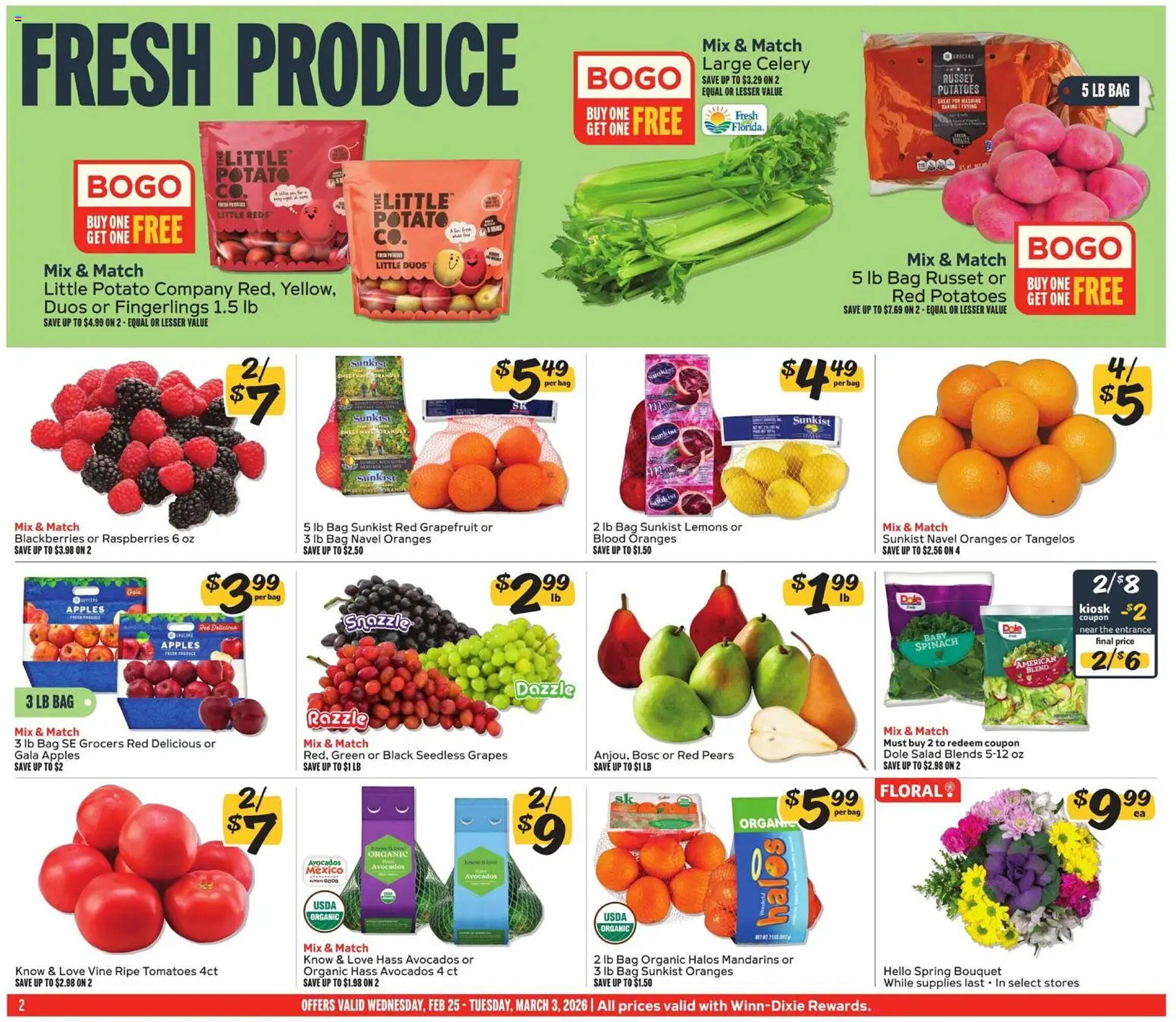 Winn Dixie weekly ad