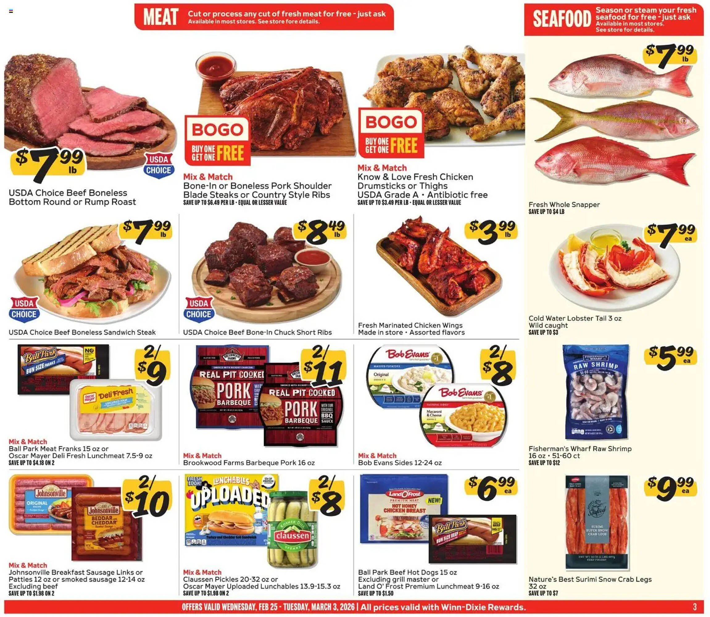 Winn Dixie weekly ad