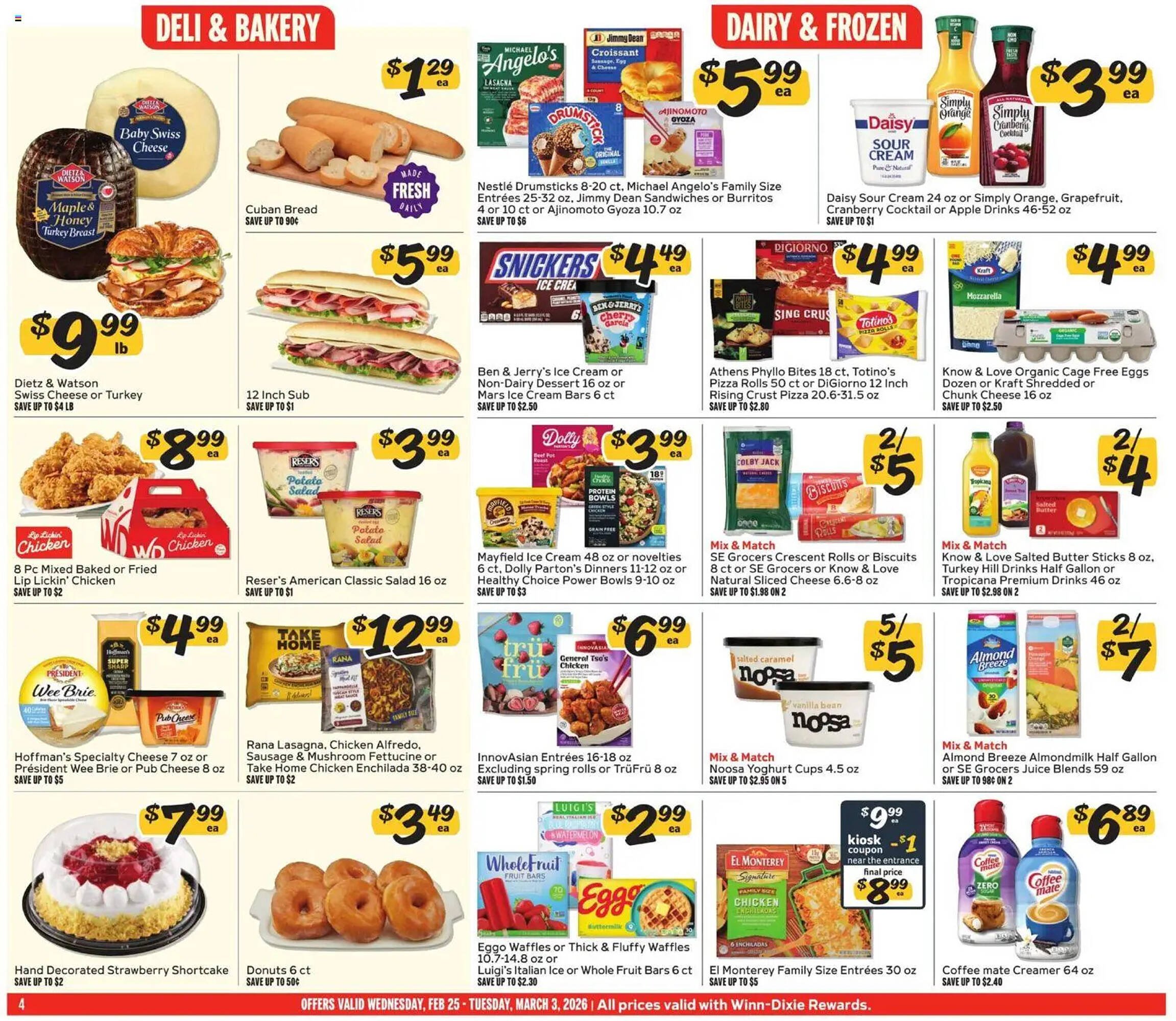 Winn Dixie weekly ad