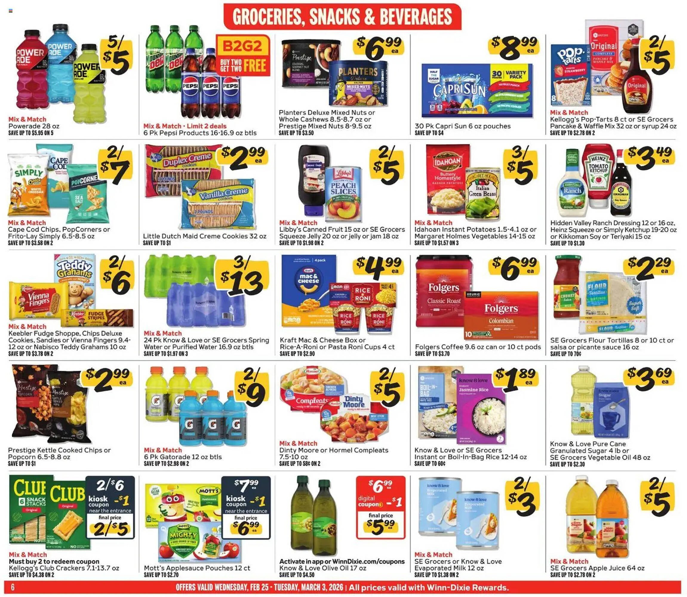 Winn Dixie weekly ad
