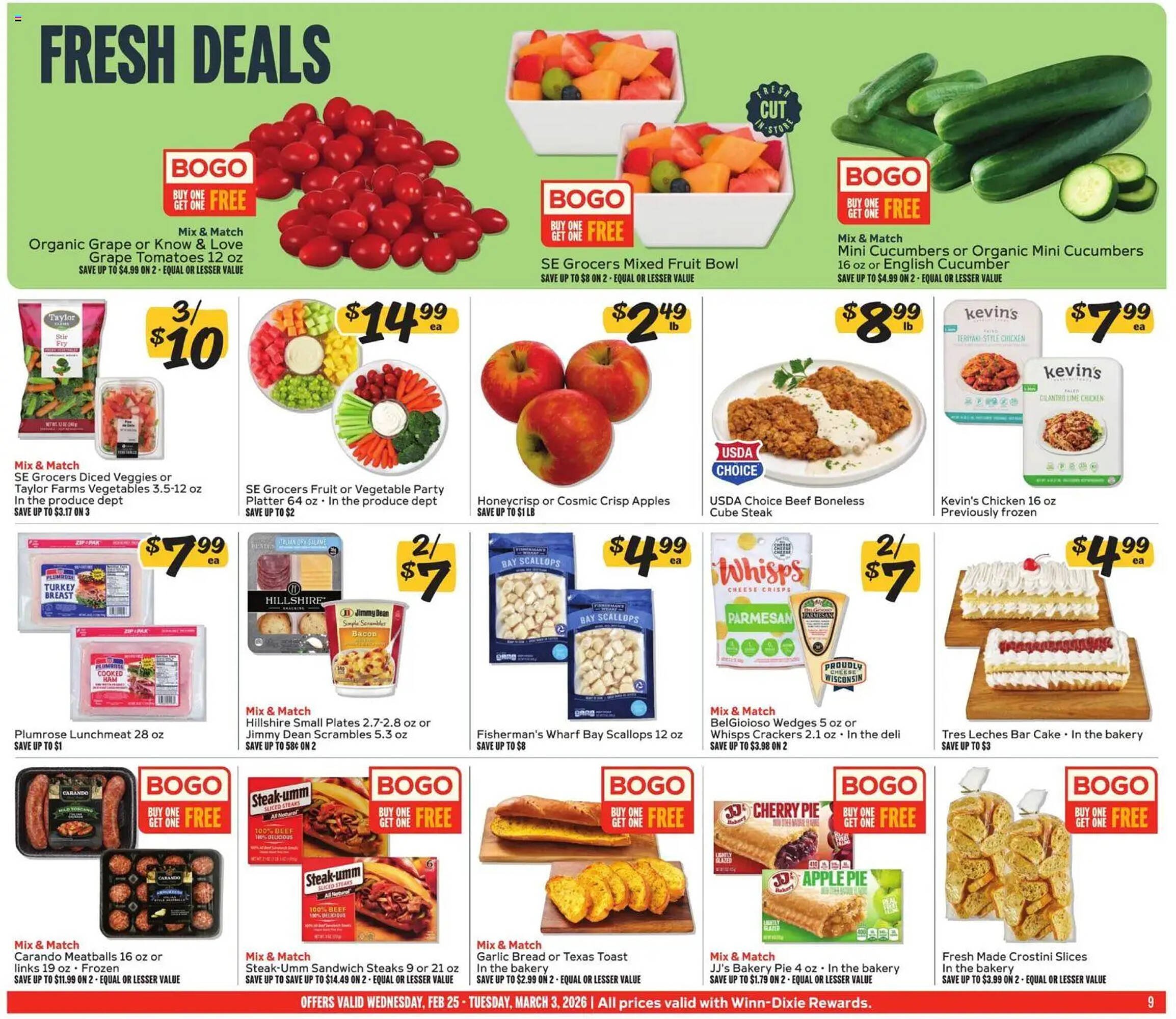 Winn Dixie weekly ad