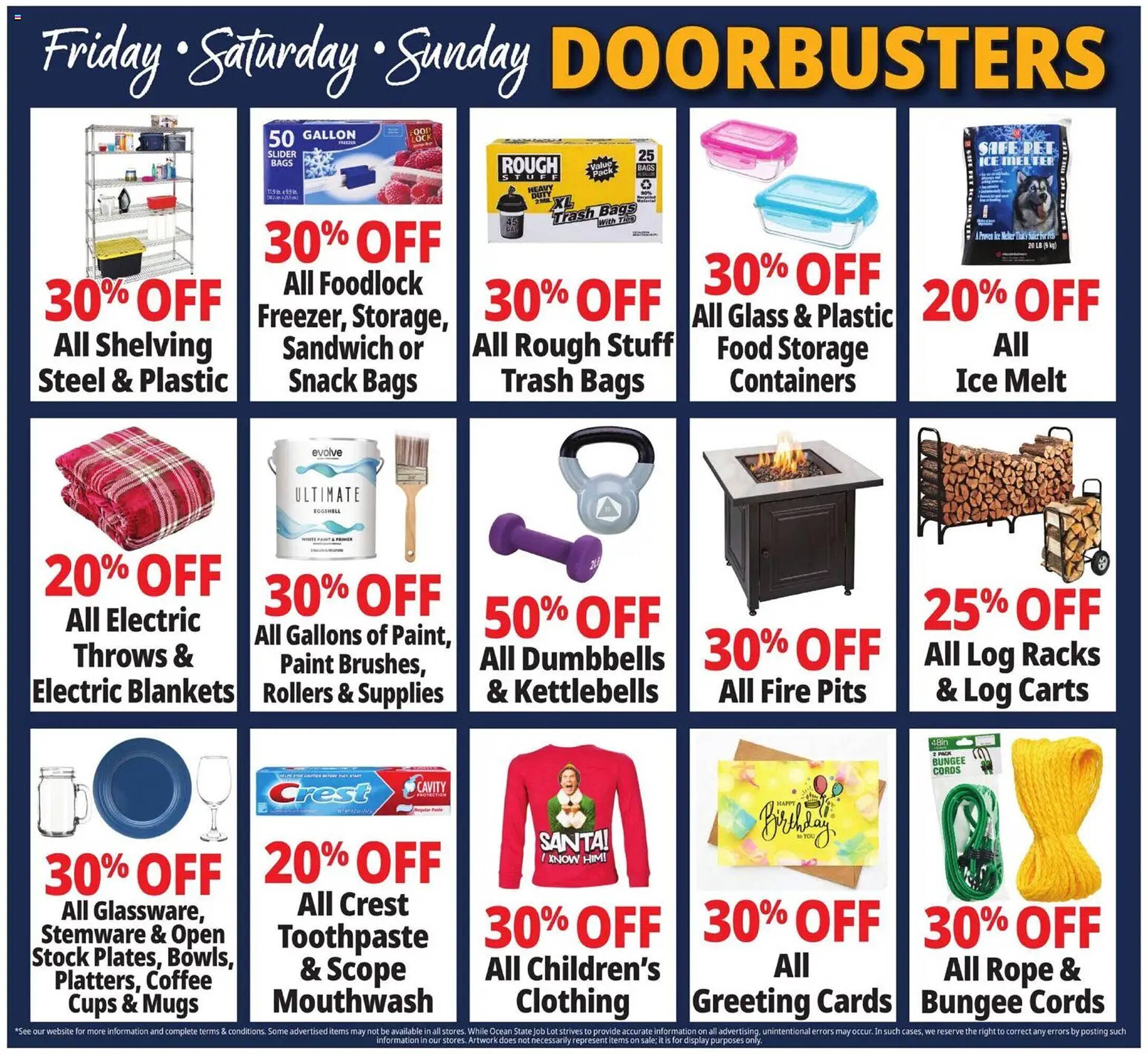 Ocean State Job Lot flyer