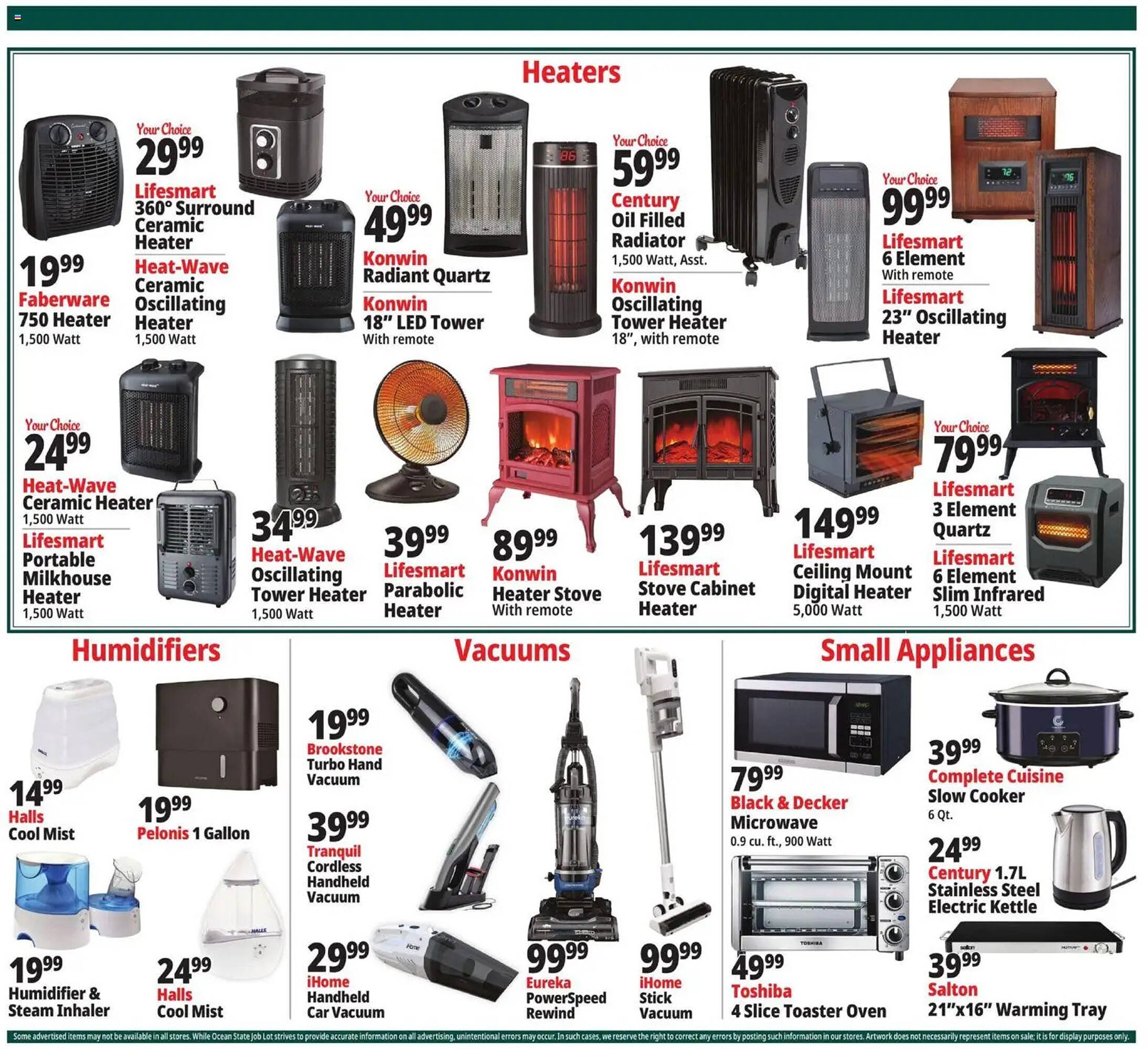 Ocean State Job Lot flyer