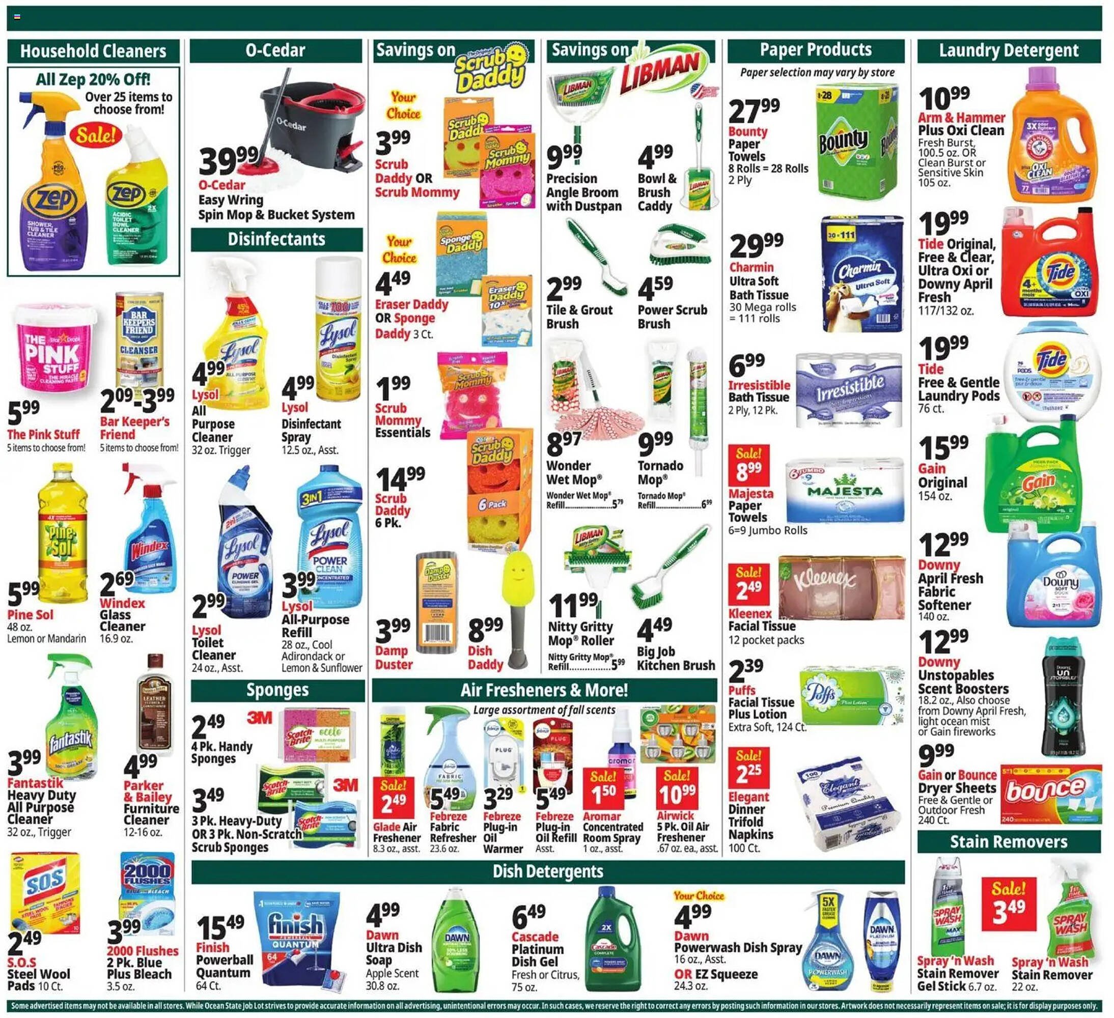 Ocean State Job Lot flyer