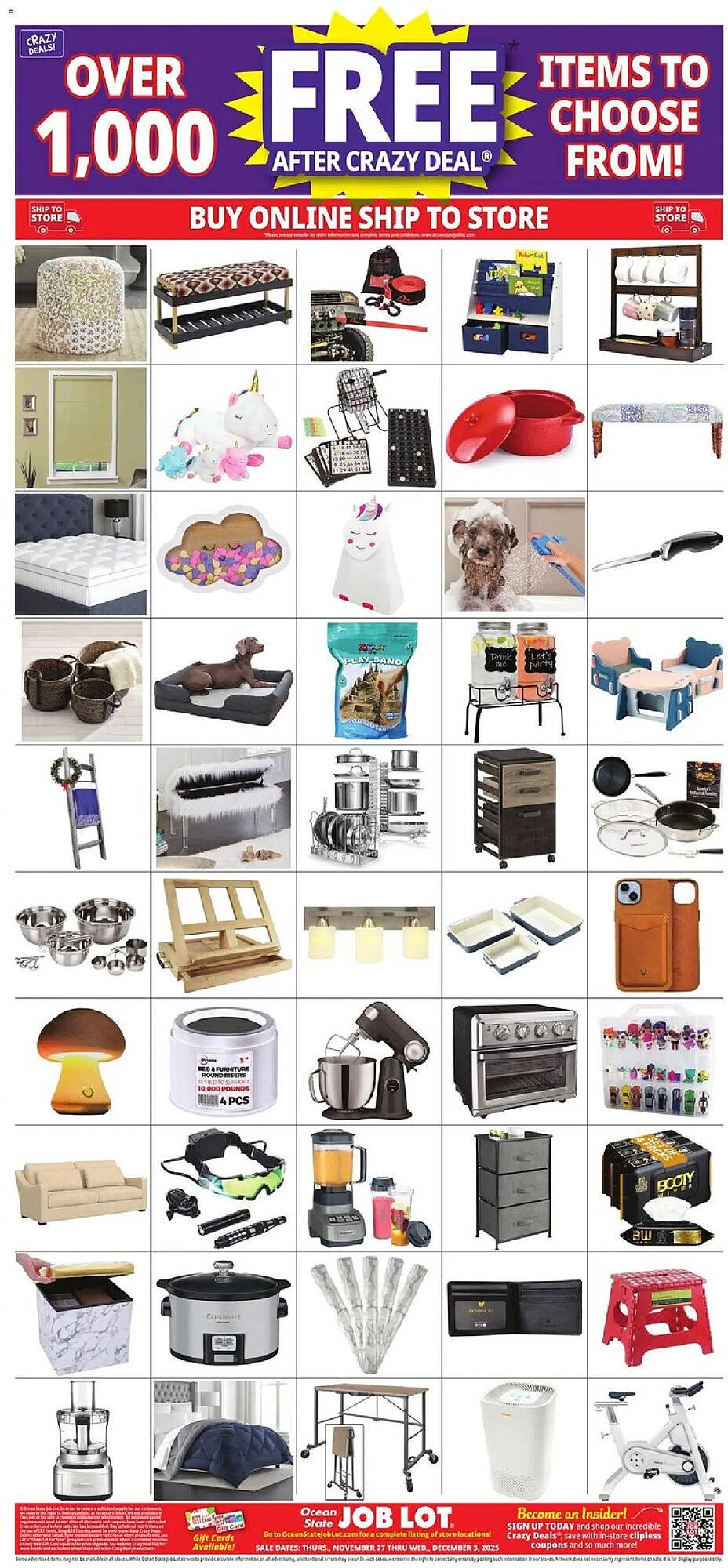 Ocean State Job Lot flyer