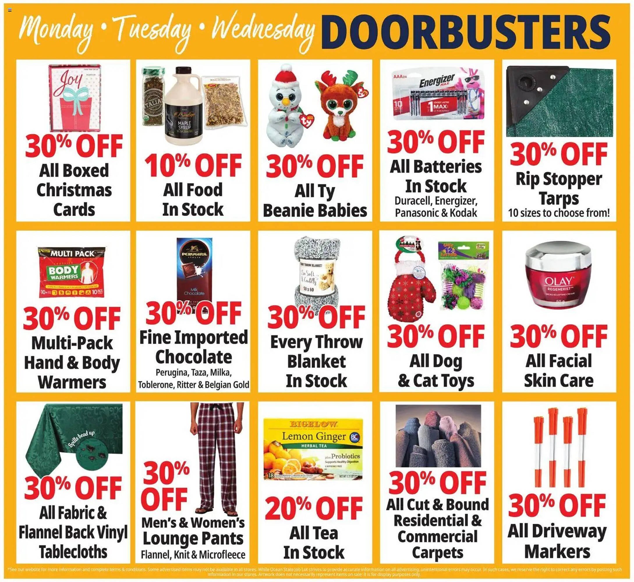 Ocean State Job Lot flyer