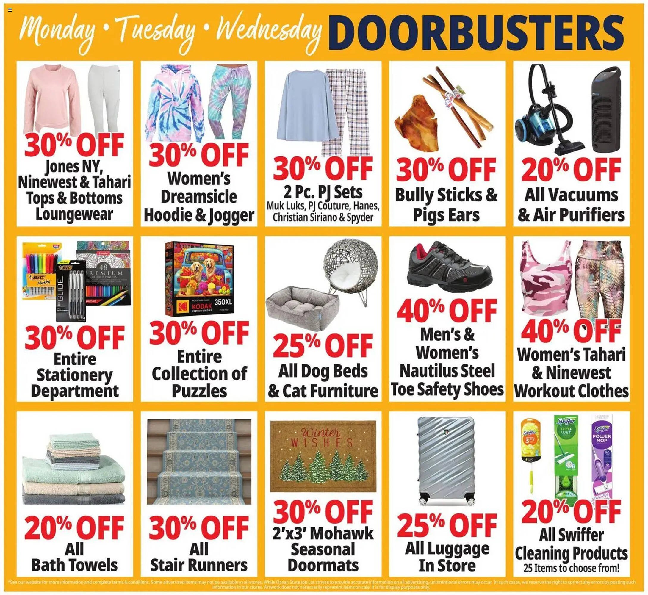 Ocean State Job Lot flyer