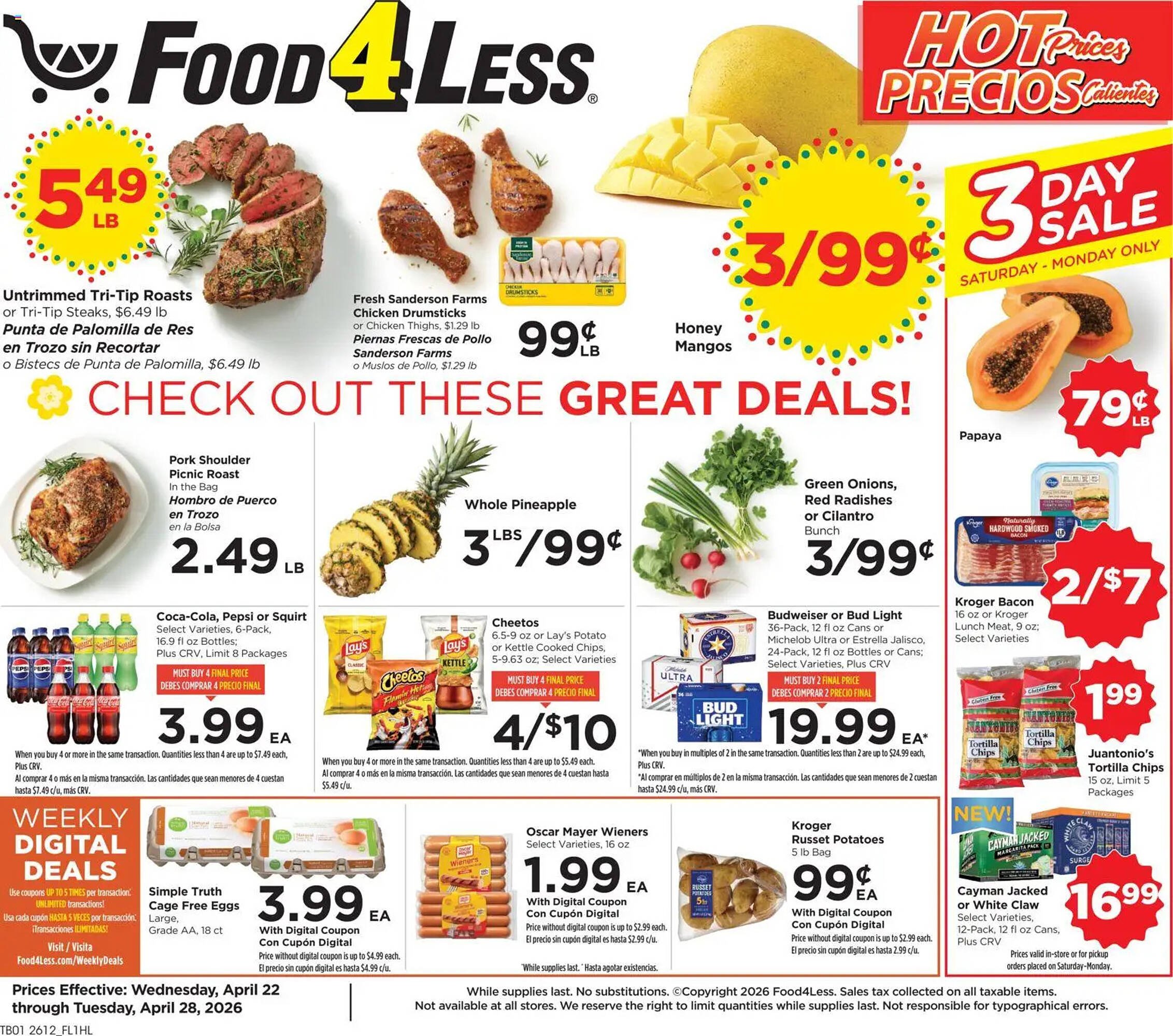 Food 4 Less weekly ad