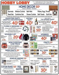 Hobby Lobby weekly ad